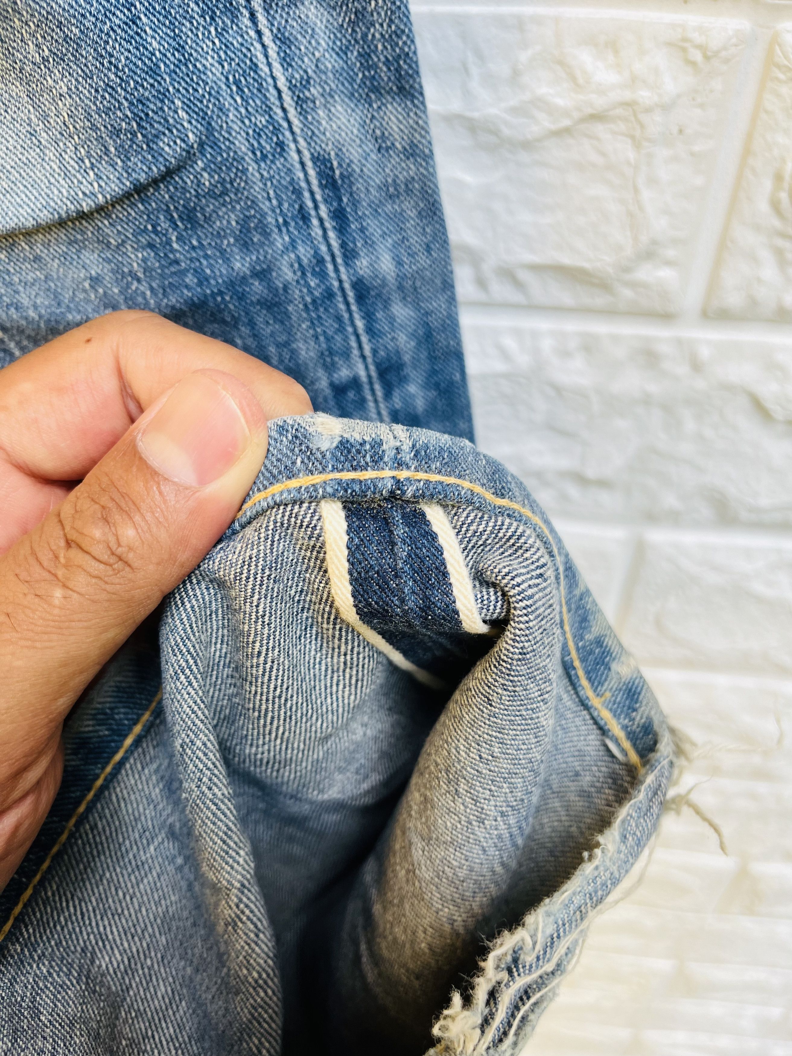 Japanese Brand × Lee × Vintage Vintage LEE 80s Distressed Japan Reproduction Fashion Style Size US 33 - 8 Thumbnail