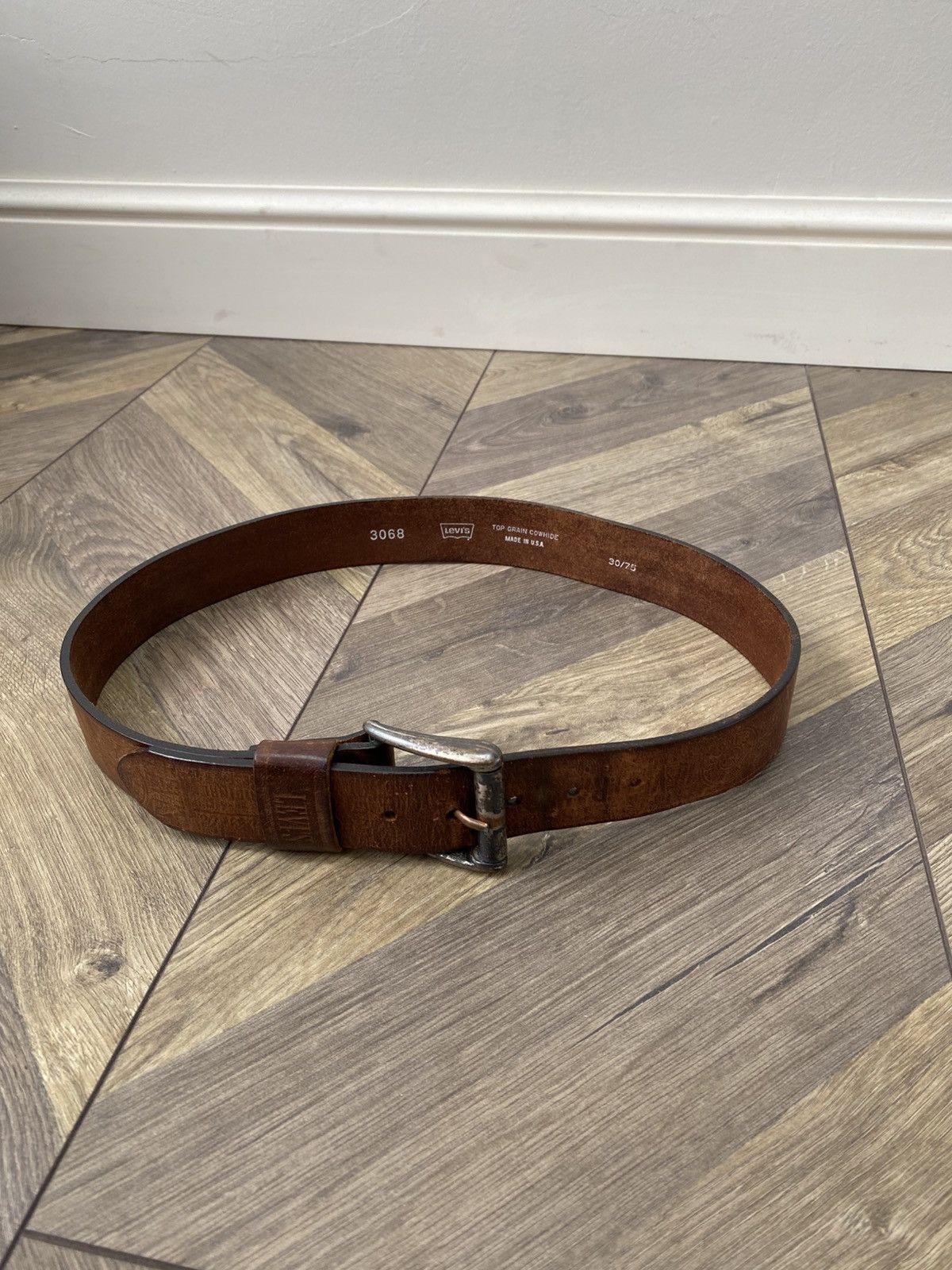 Levi's Vintage Levi’s Leather Belt Size ONE SIZE - 3 Thumbnail