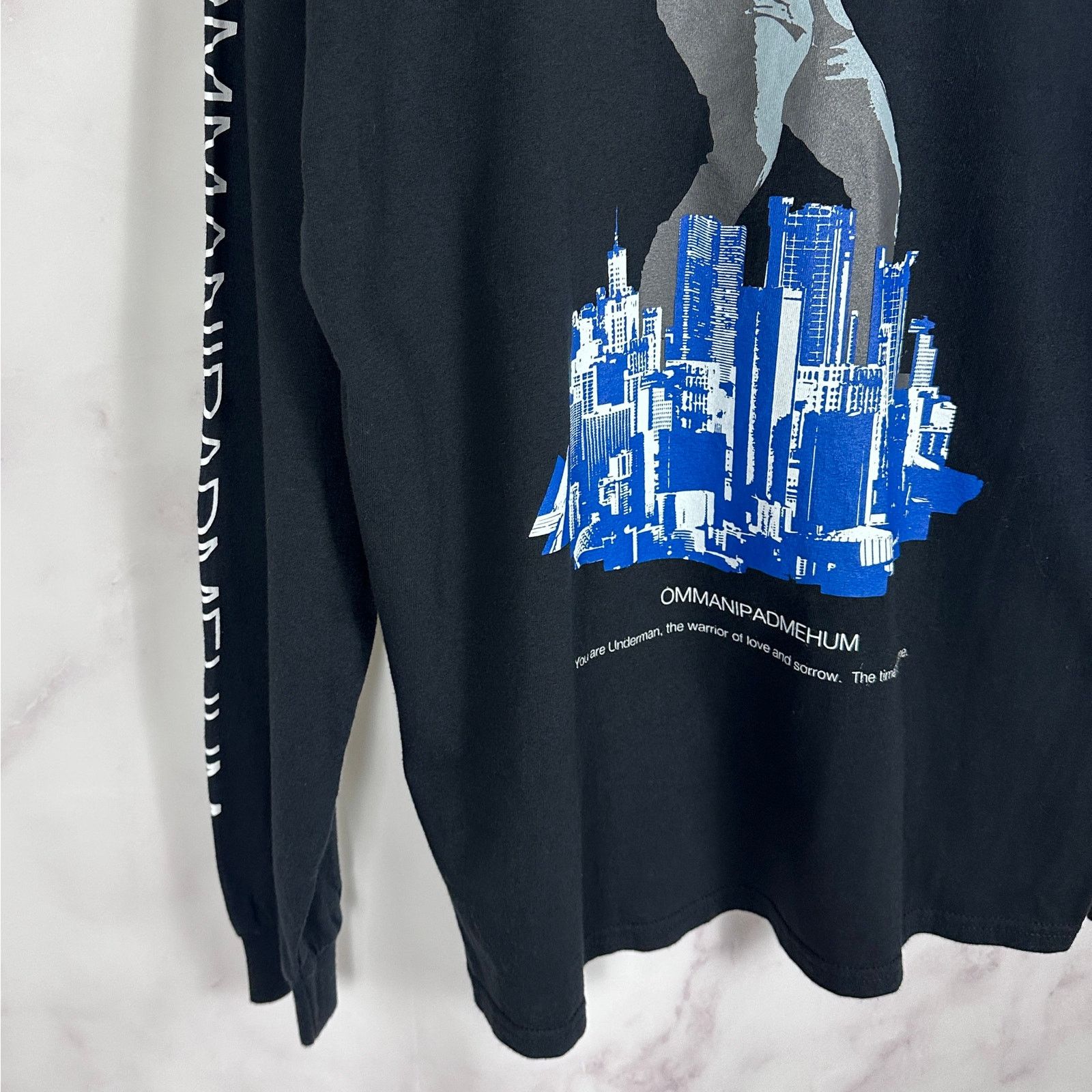 Undercover Underman Records Black Longsleeve Shirt Size US XL / EU 56 / 4 - 4 Thumbnail