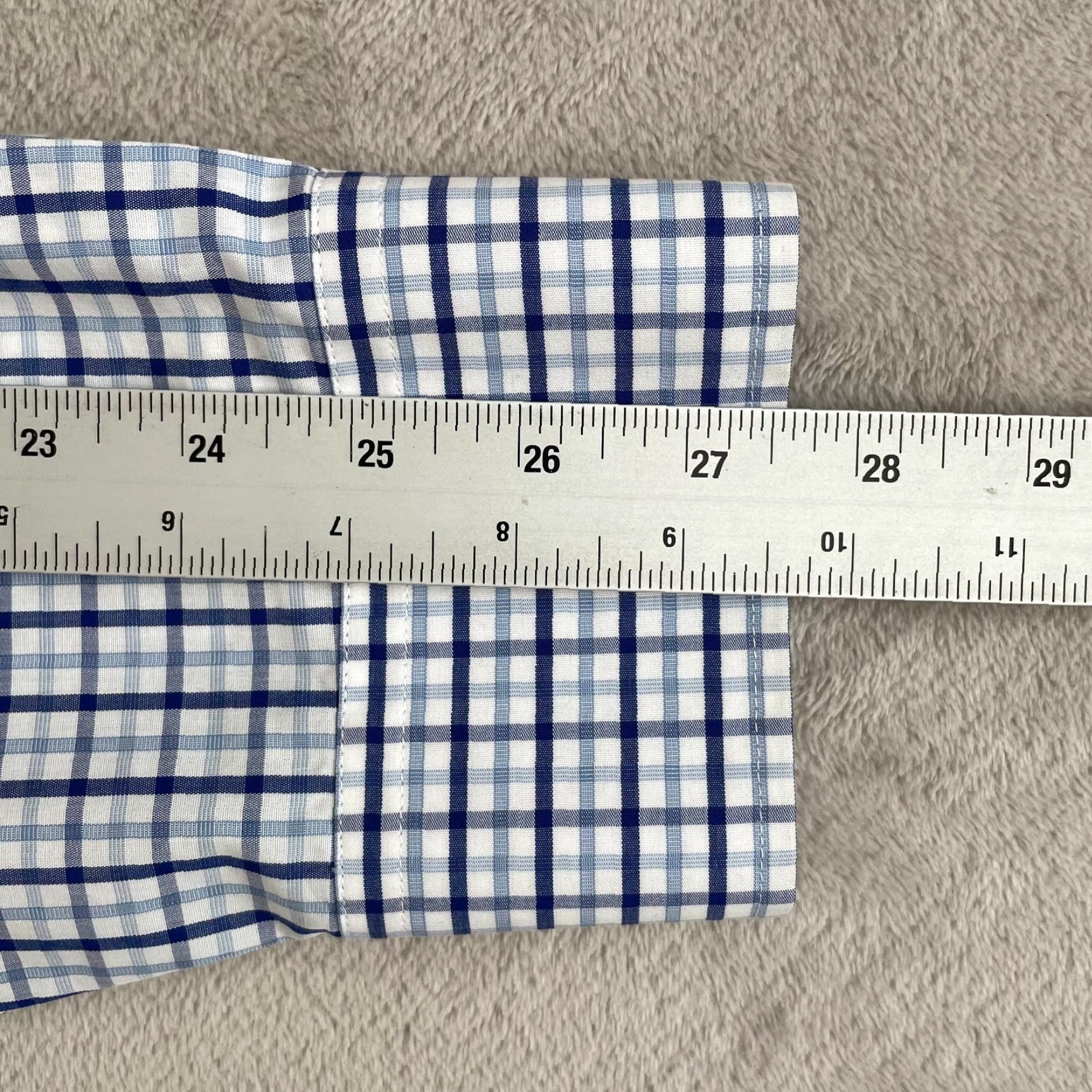 UNTUCKit UNTUCKit Ruffino Shirt Men 3XLT Tall Blue Plaid Wrinkle Free Long Sleeve Preppy Shirt Size US XXL / EU 58 / 5 - 7 Thumbnail