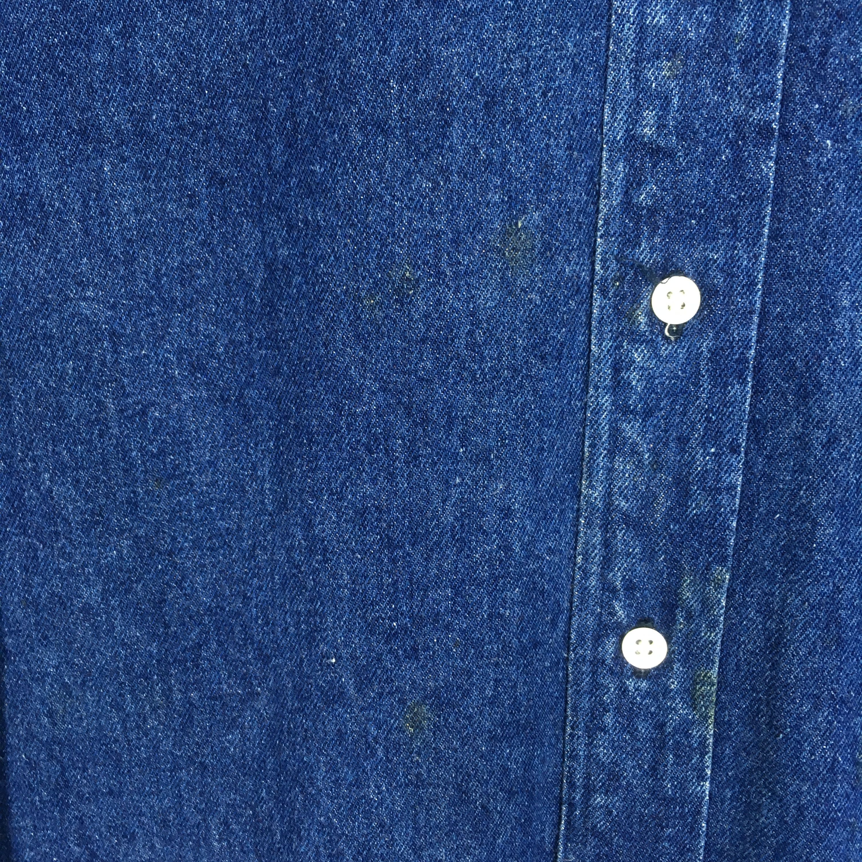 Polo Ralph Lauren Vintage 90's Polo Ralph Lauren Denim Shirt Polo Pony Jeans Size US M / EU 48-50 / 2 - 7 Thumbnail