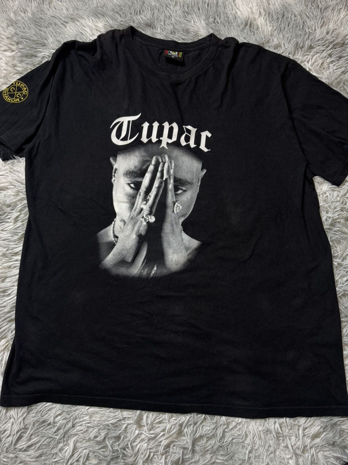 Rap Tees Tupac Shakur x Cross Colour Size US XXL / EU 58 / 5 - 1 Thumbnail