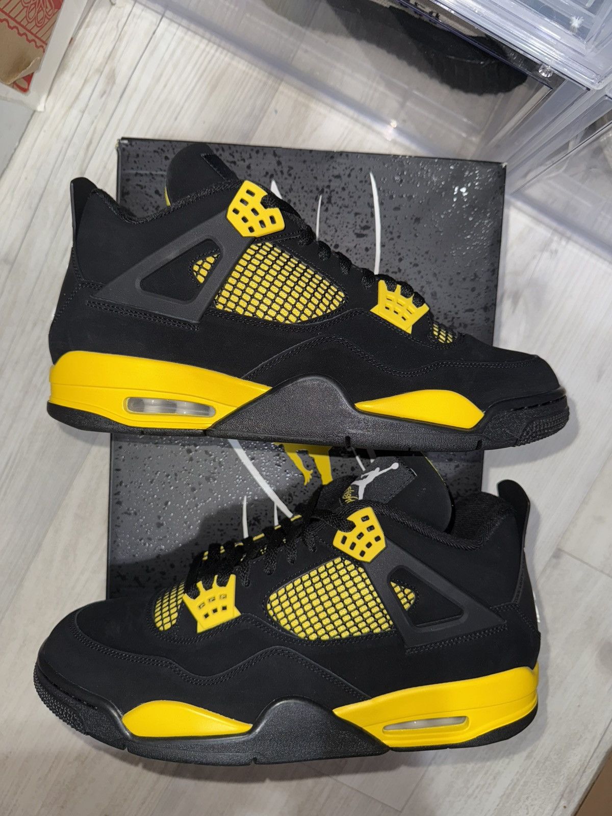 Jordan Brand Air Jordan 4 Retro Yellow Thunder Size US 13 / EU 46 - 2 Thumbnail