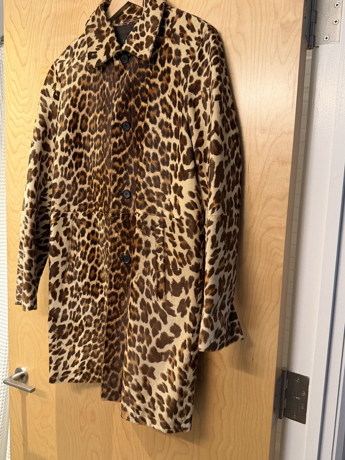 Prada PRADA Men’s Leopard Calf Hair Coat 46 Small VERY RARE GRAIL Size US S / EU 44-46 / 1 - 3 Thumbnail