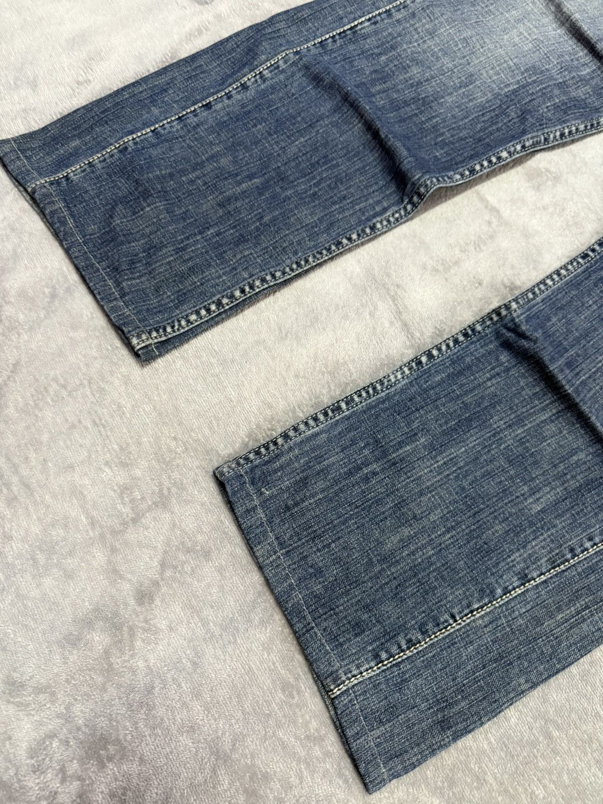 5351 POUR LES HOMMES × Japanese Brand × LOWBOX Antgauge Japan Split Wool Pocket Baker Jeans loose Pants Size US 30 / EU 46 - 5 Thumbnail