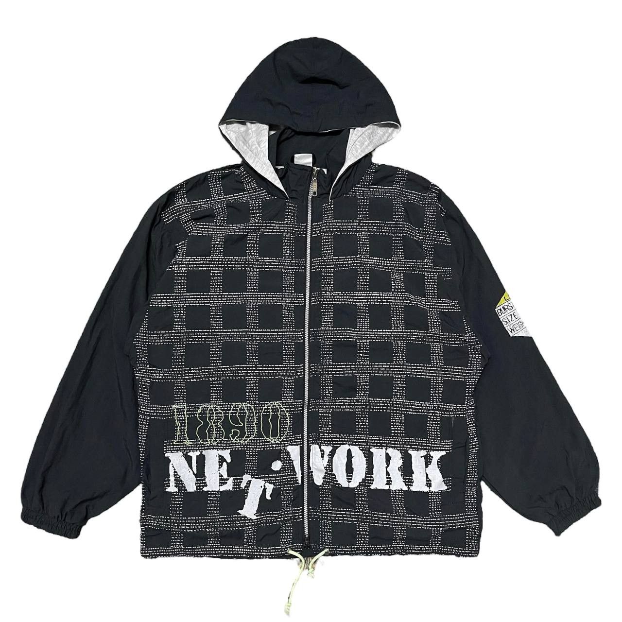image of Vintage Active Swiss Design 1890 Network Hooded Jacket in Black, Men's (Size Large)