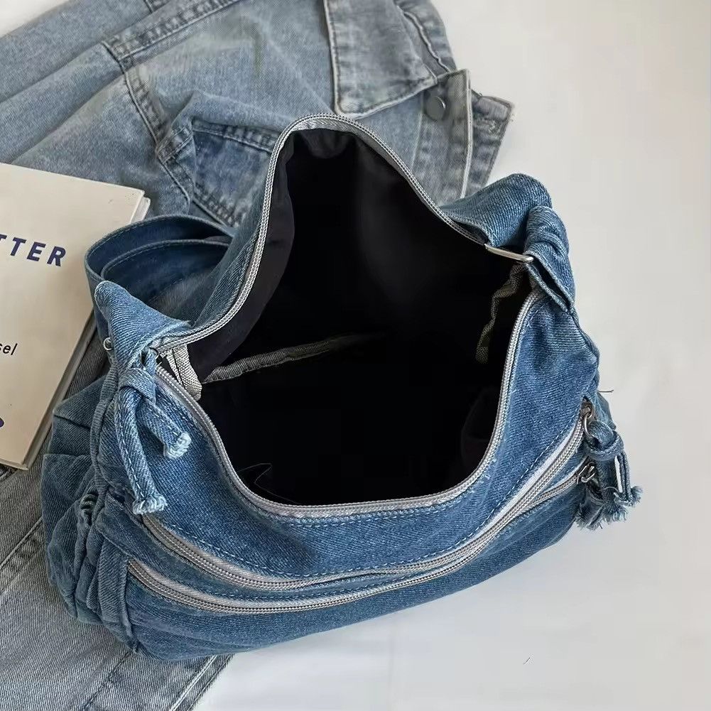 Vintage Vintage Denim Shoulder Bag Size ONE SIZE - 9 Thumbnail