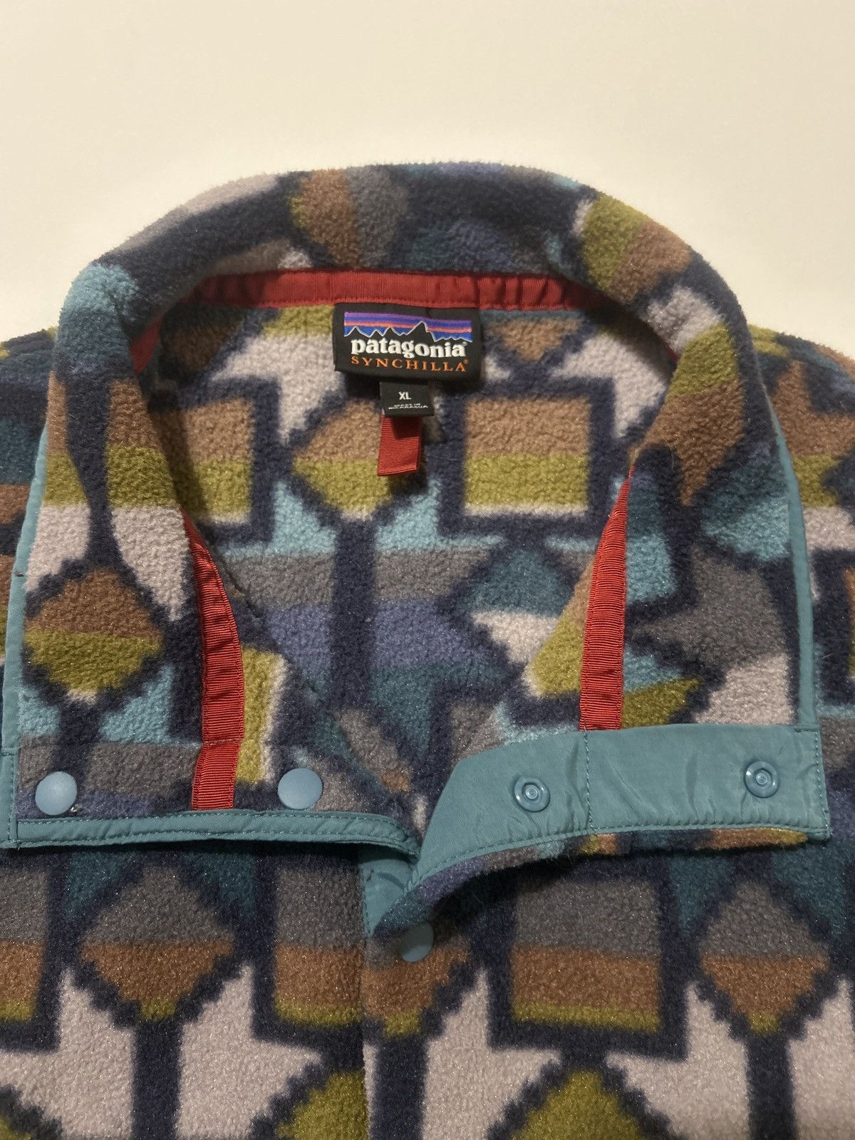 Patagonia Patagonia Synchilla Snap-T Fleece Aztec/Navajo Pullover Size US XL / EU 56 / 4 - 4 Thumbnail