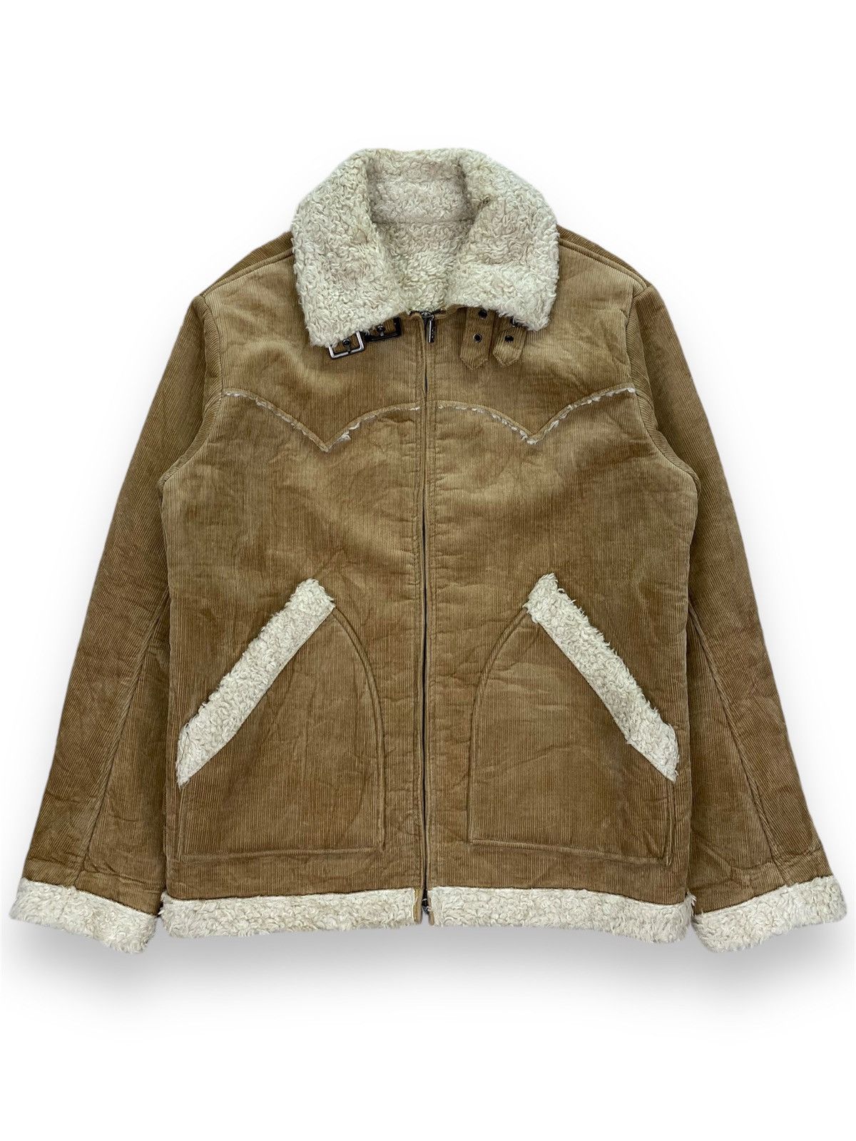 French Connection Fcuk Sherpa Corduroy Jacket