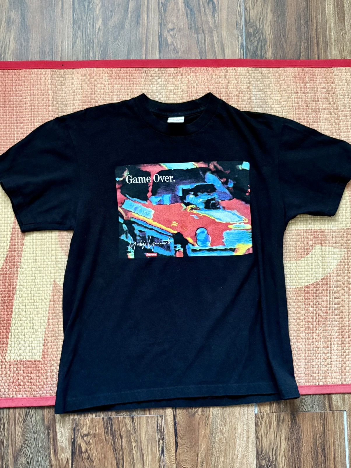 Supreme × Yohji Yamamoto Supreme x Yohji Yamamoto 20AW Game Over Tee Size S Black Size US S / EU 44-46 / 1 - 2 Thumbnail