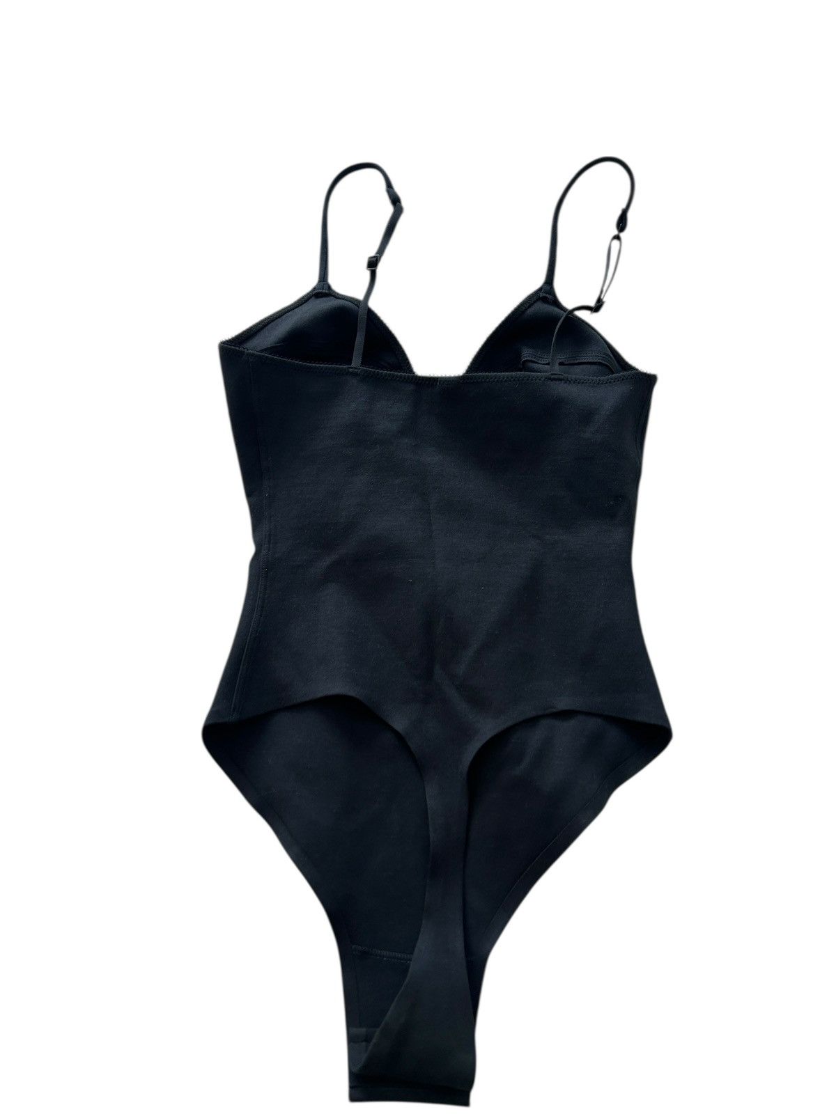 SKIMS Skims Cotton Shapewear Thong Bodysuit XXS Eclipse NWT Size XXS / US 00 / IT 34 - 10 Thumbnail
