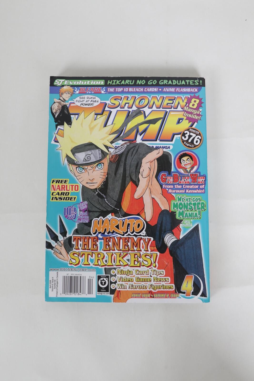 Other 08' Shonen Jump April Volume 6 Issue 4 Manga Size ONE SIZE - 1 Thumbnail
