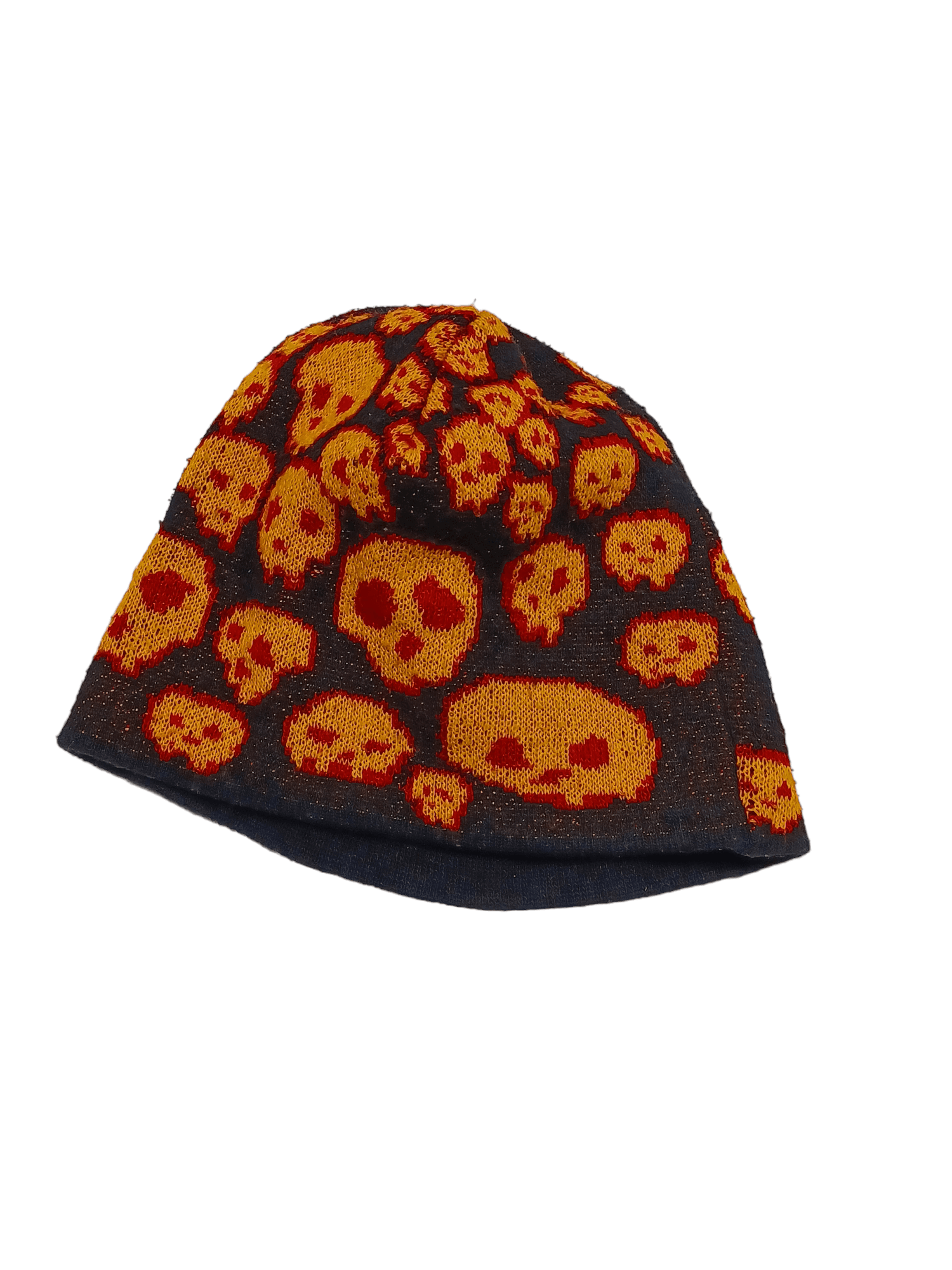 Goorin Bros. SKULLS ALL OVER THE HAT FIRE GOORIN BROS MADE IN USA Size ONE SIZE - 2 Thumbnail