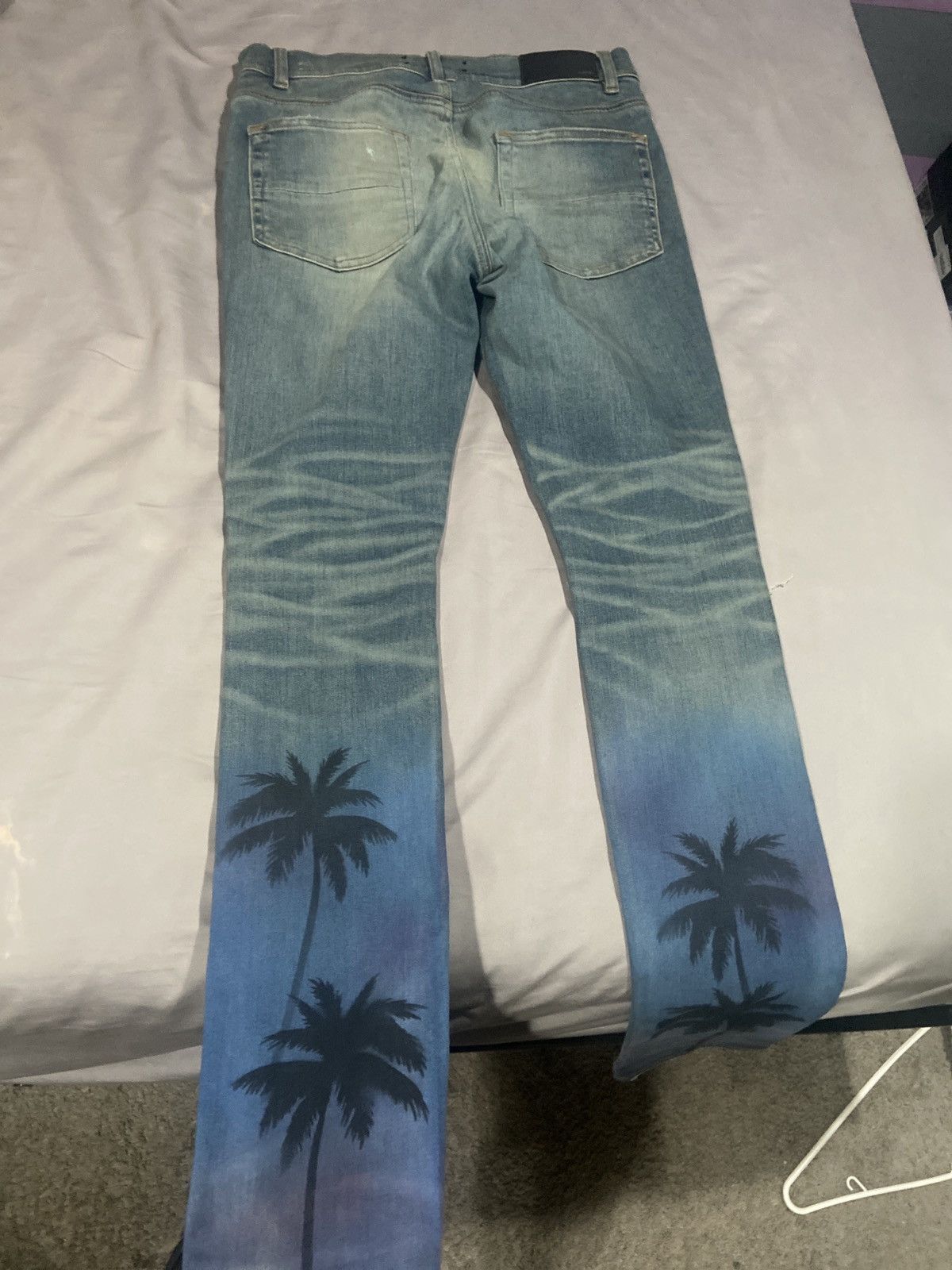Amiri Amiri Night Palm Thrasher Jeans Size US 32 / EU 48 - 4 Thumbnail