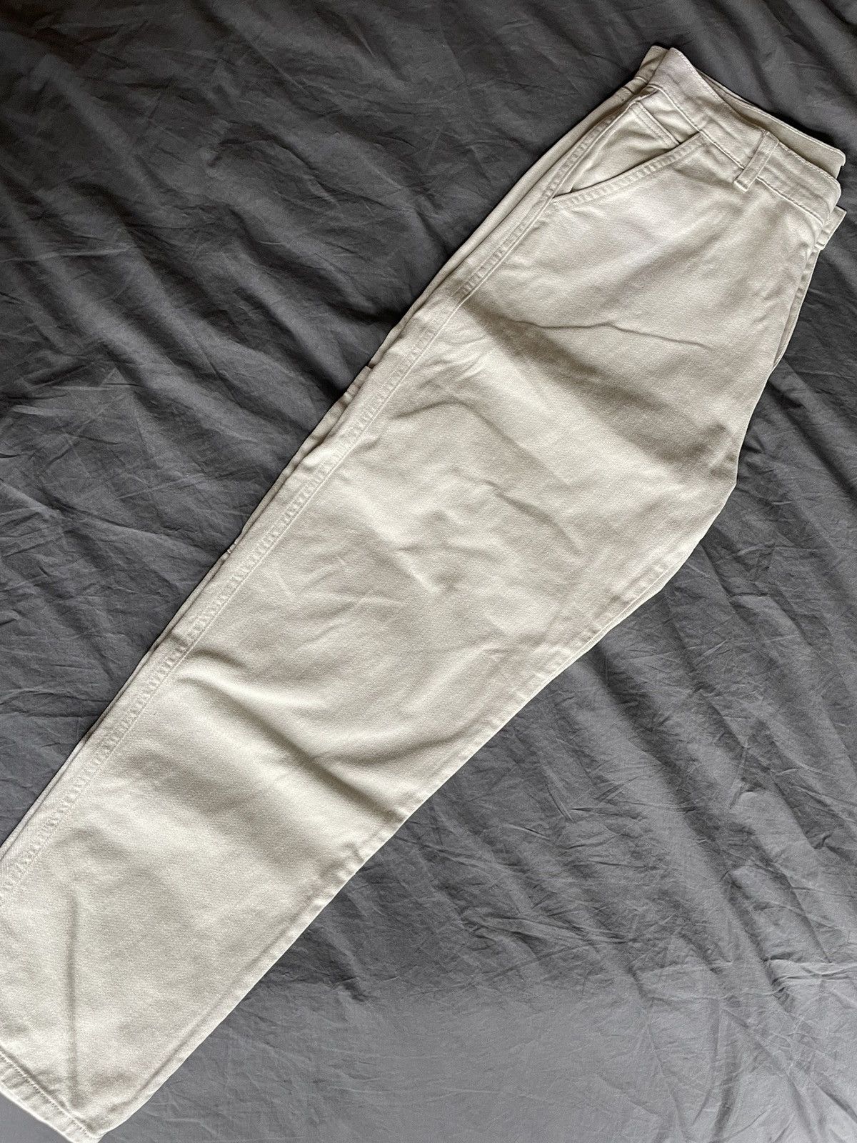 Other Off White Cotton Pants w/ Phone Pocket Size US 30 / EU 46 - 4 Thumbnail