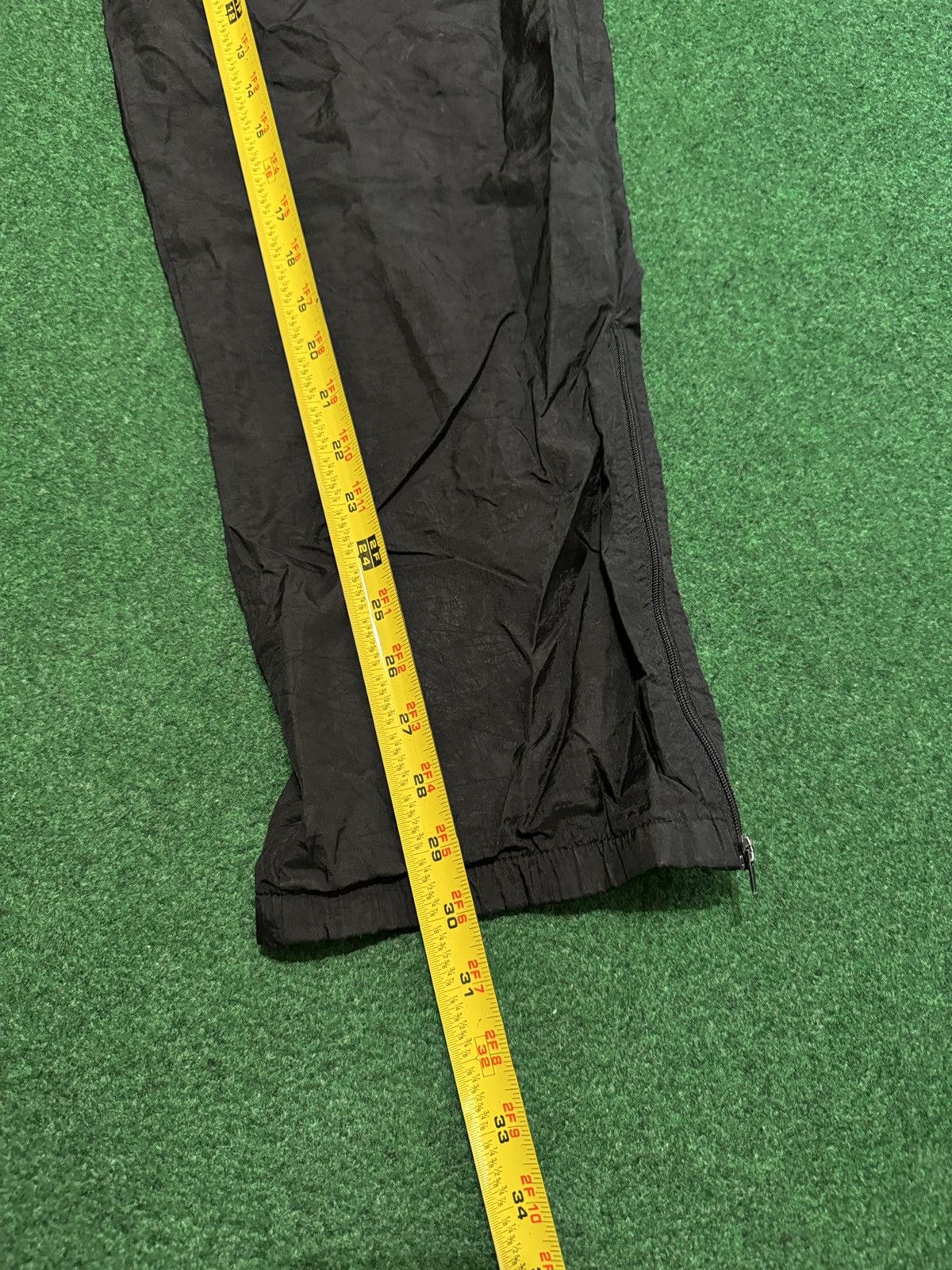Russell Athletic Vintage 90s Russell Athletic Baggy Black Swishy Lrg Pants Size US 34 / EU 50 - 6 Thumbnail