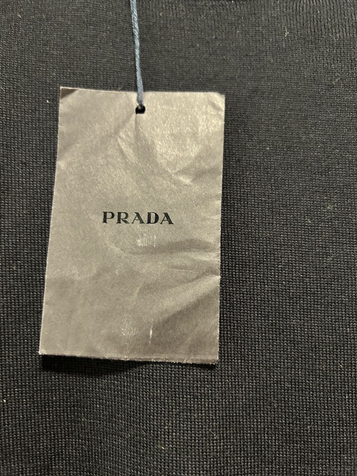 Prada Prada wool sweater black/purple lined Size US S / EU 44-46 / 1 - 4 Thumbnail