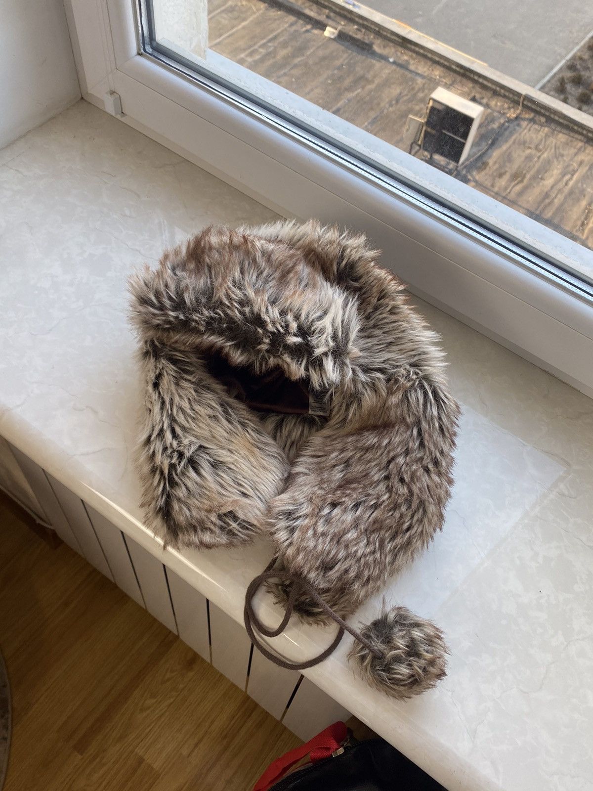 Vintage 🔥 Y2K Faux Fur Ushanka Vintage Fuzzy Warm Trapper Hat Size ONE SIZE - 3 Thumbnail