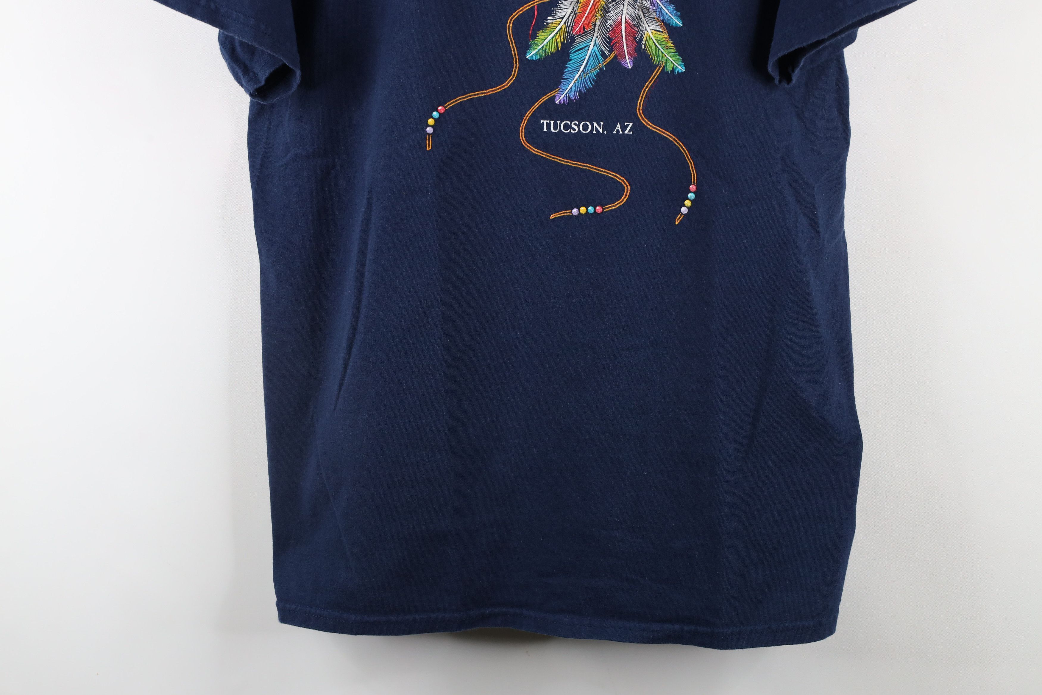 Vintage Vintage 90s Streetwear Arizona Rainbow Horse T-Shirt USA Size L / US 10 / IT 46 - 3 Thumbnail