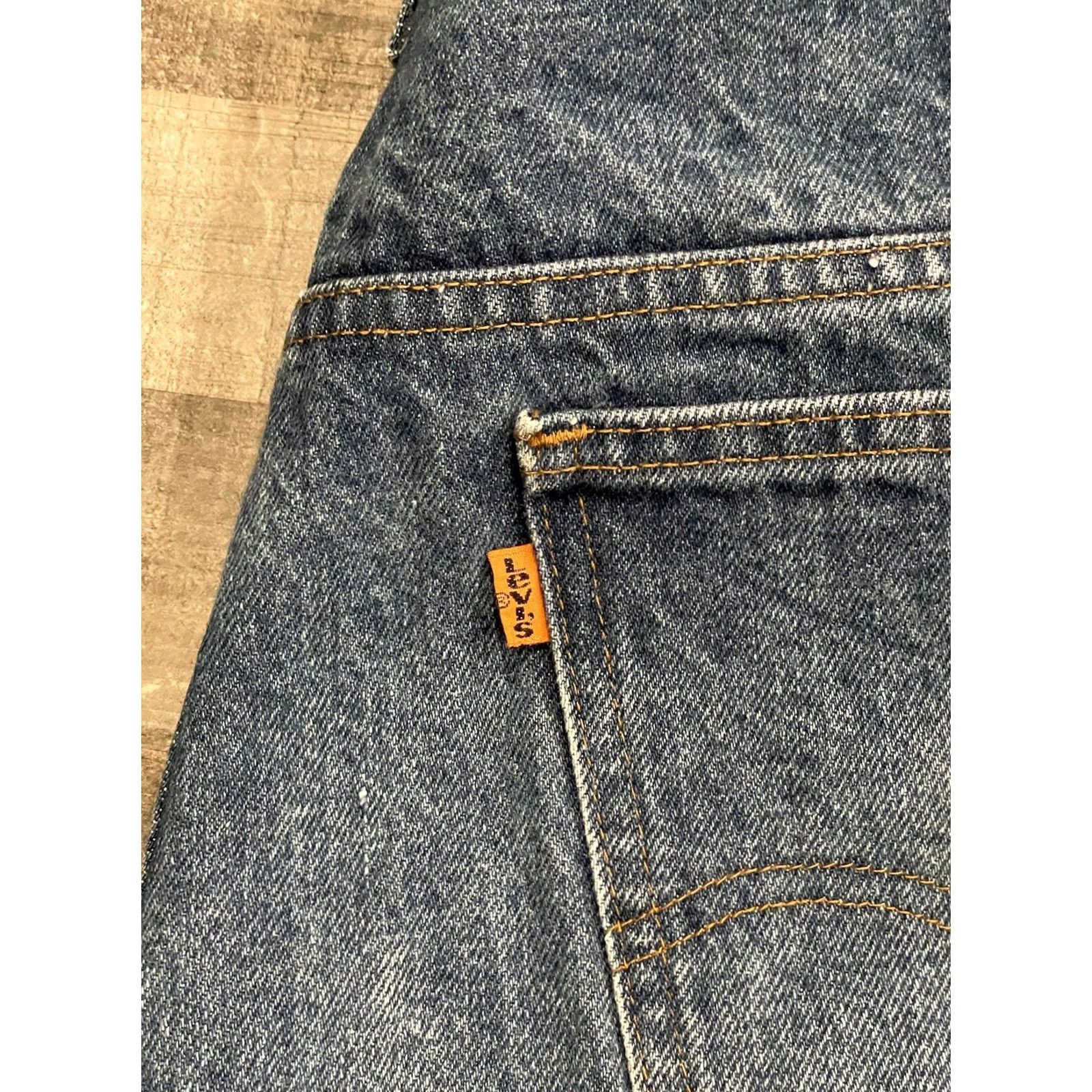 Levi's VINTAGE Levi's 517 Jeans Bootcut Denim 42x30 20517 0217 USA Men Blue 80s 90s 70s 5-Pocket N/A Shirt Size US 42 / EU 58 - 3 Thumbnail
