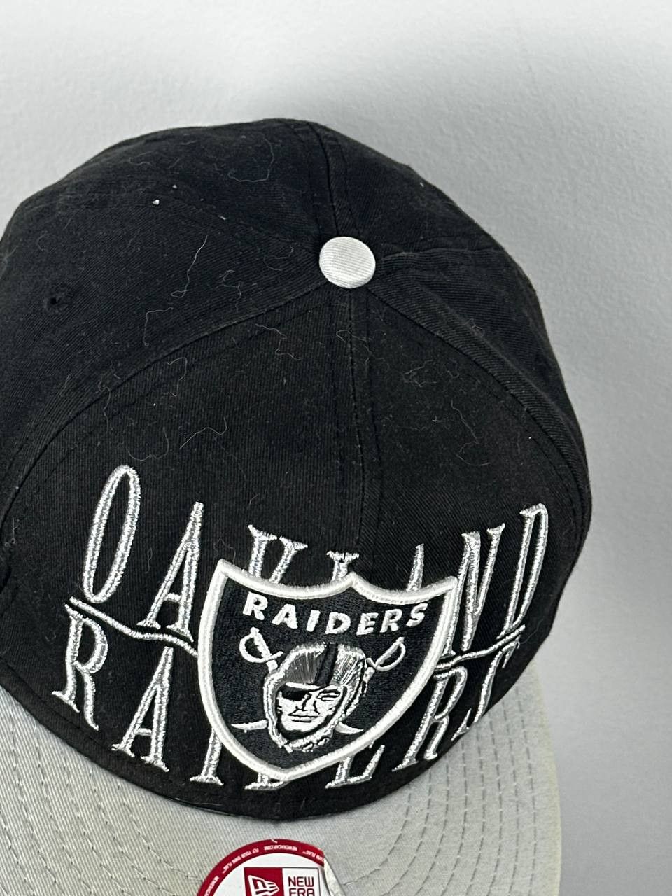 New Era Vintage New Era Oakland Raiders Snapback Hat Size ONE SIZE - 4 Thumbnail