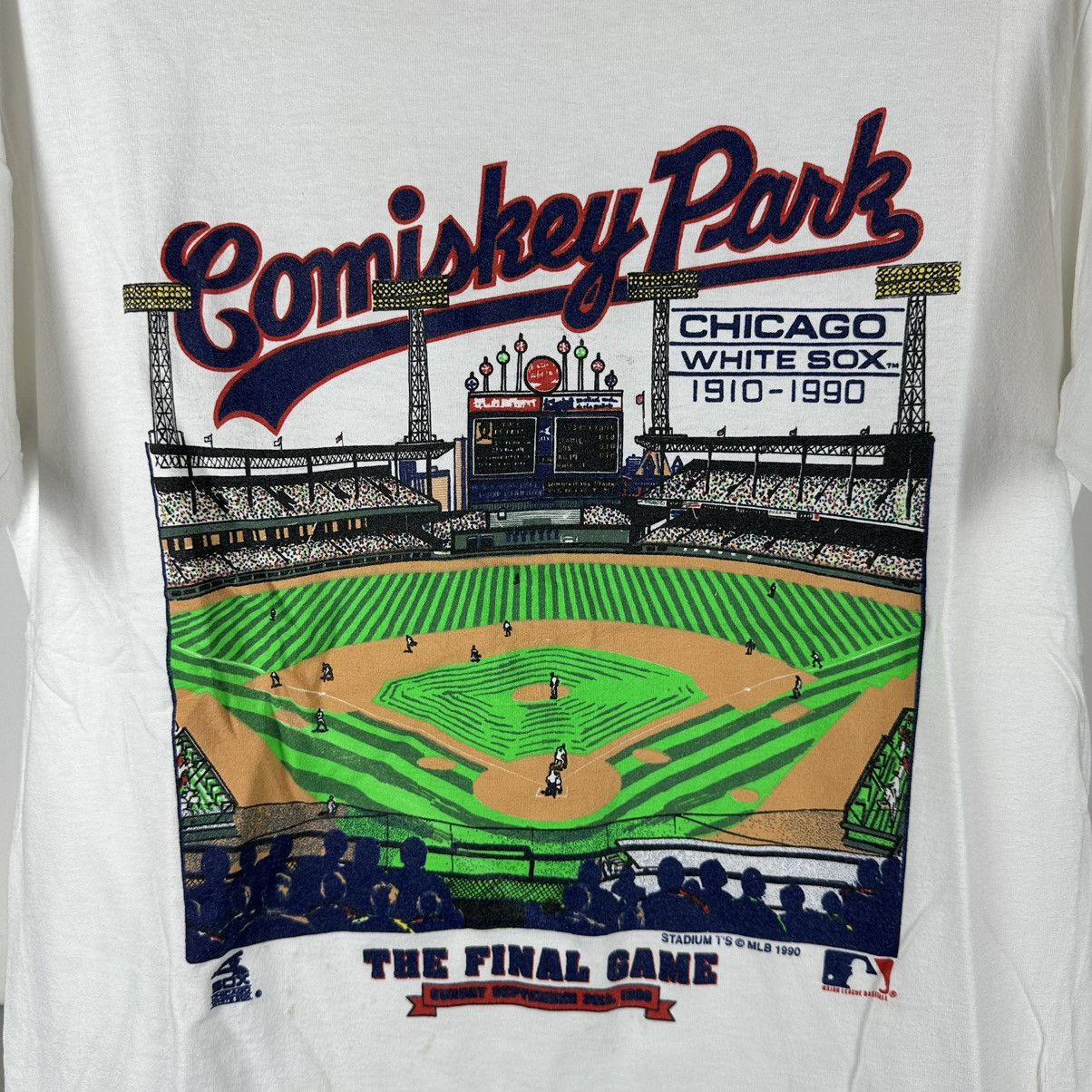 MLB × Vintage Vintage 1990 Chicago White Sox Comiskey Park MLB T-shirt Size US M / EU 48-50 / 2 - 3 Thumbnail