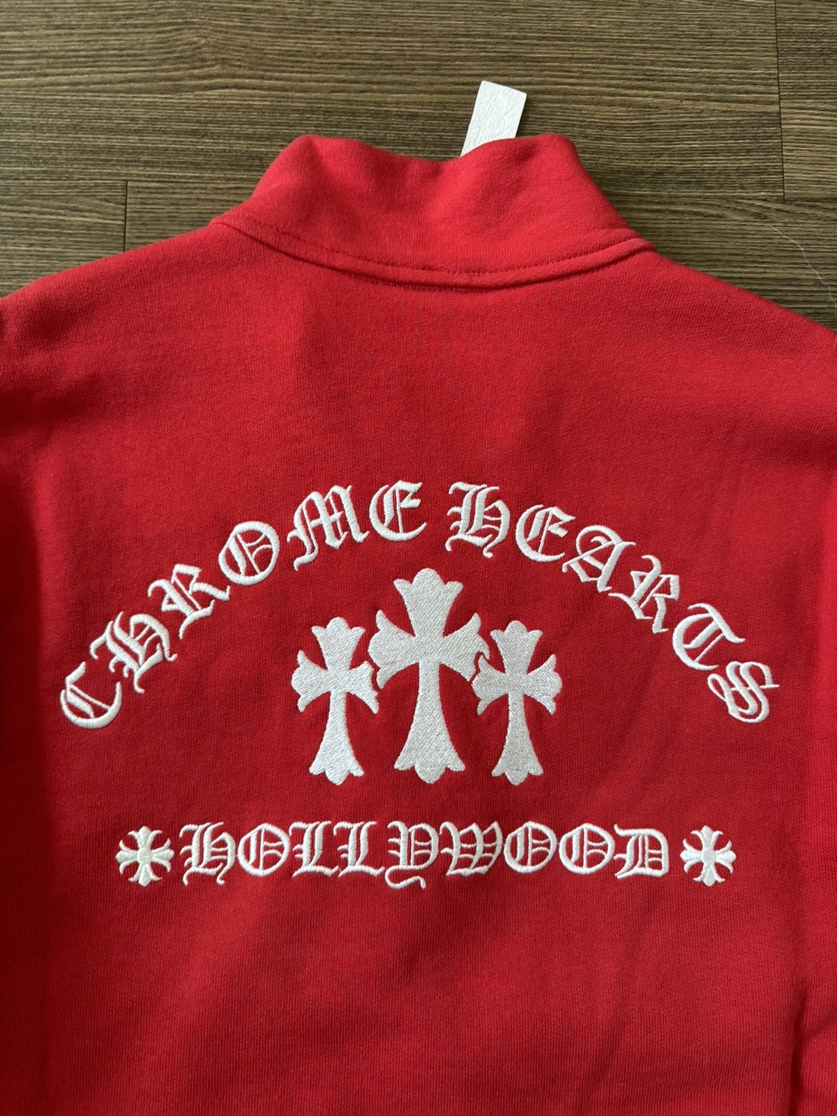 Chrome Hearts Chrome Hearts Red Hollywood Cross 1/4 Zip Sweater Size US M / EU 48-50 / 2 - 7 Thumbnail