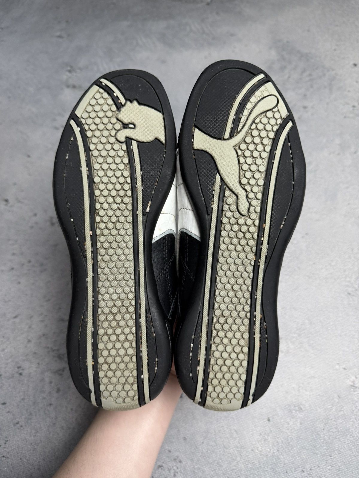 Puma Vintage Puma Speedcat Leather Y2K Black/White Sneakers Size US 5.5 / IT 35.5 - 3 Thumbnail