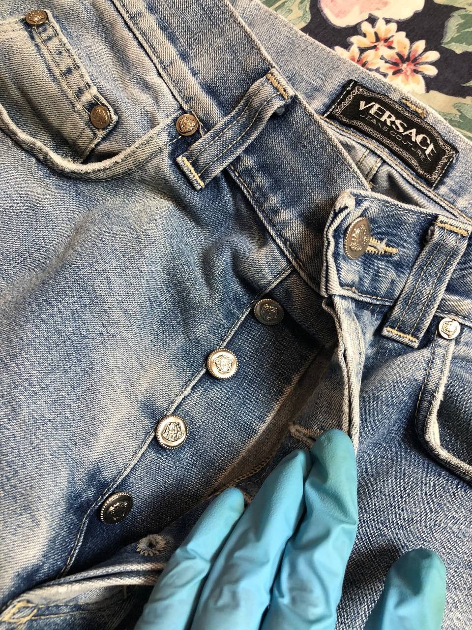 Versace Jeans Couture Vintage Versace Jeans Couture Straight Fit Denim Jeans Size US 34 / EU 50 - 8 Thumbnail