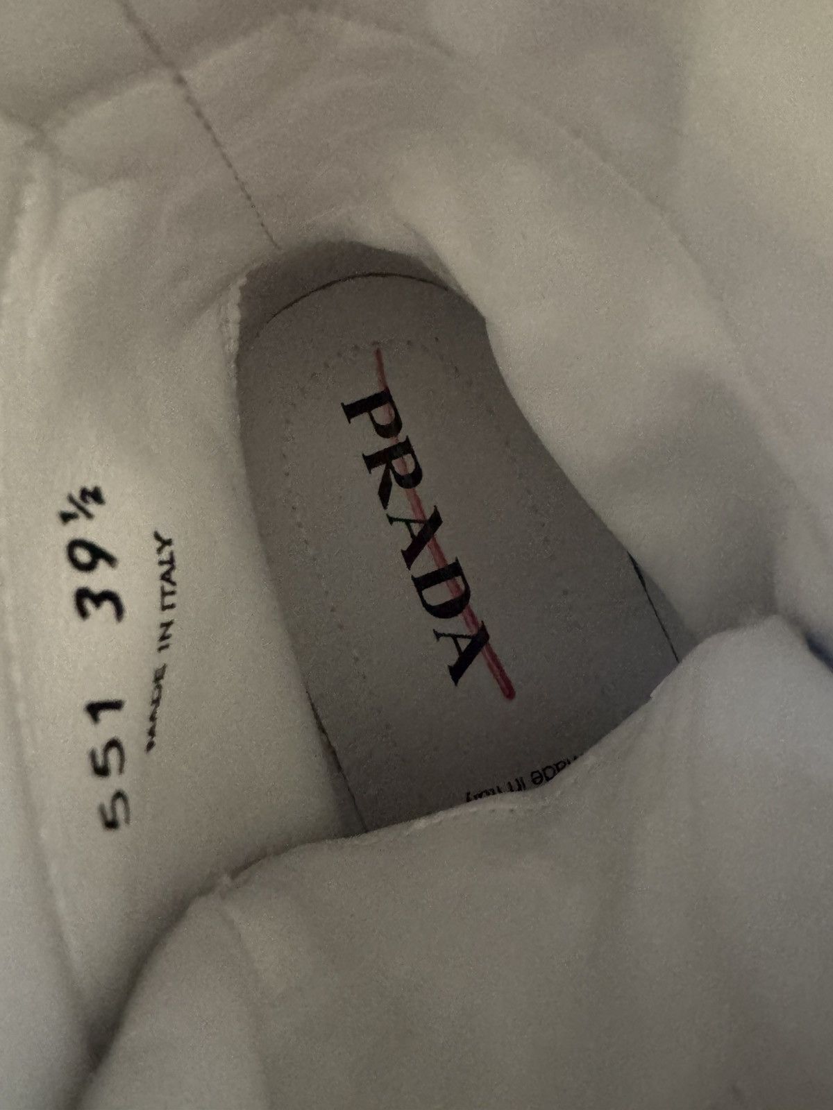 Prada Prada Nylon Gabardine Combat Boots White SZ 39.5 Size US 7.5 / EU 40-41 - 7 Thumbnail