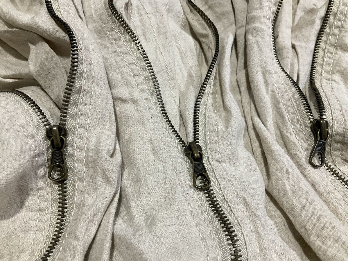 If Six Was Nine × Japanese Brand × Le Grande Bleu (L.G.B.) 🔥Y2K Archived G.O.A Flare Cargo Skirt Suspender Multi Zipper Size 30" / US 8 / IT 44 - 11 Thumbnail