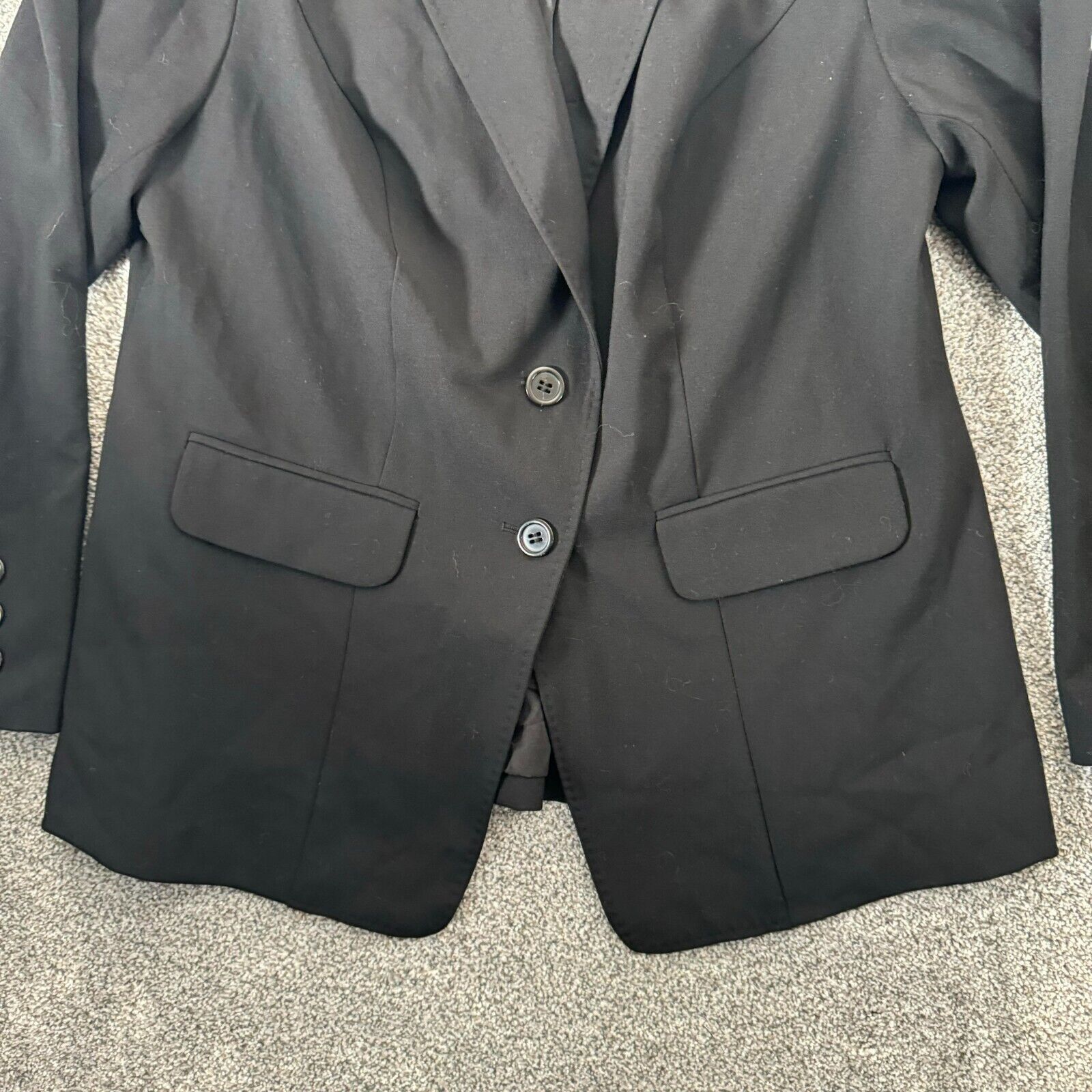 Other Lane Bryant Blazer 10/12 Shoulder Pads Vintage 80s Workwear Size L / US 10 / IT 46 - 7 Thumbnail
