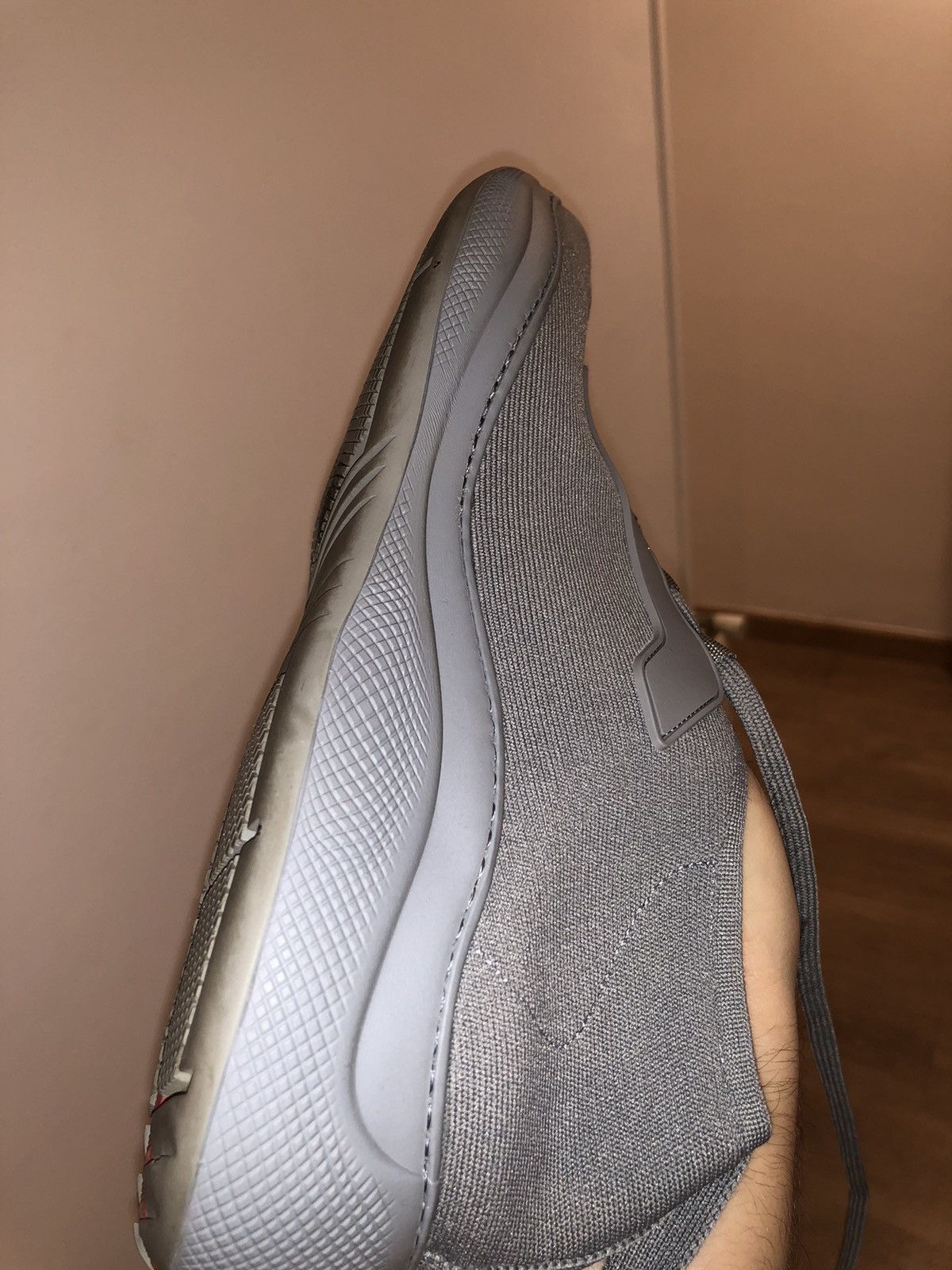 Prada Grey Prada Sneakers for Luna Rossa Size US 9 / EU 42 - 12 Thumbnail