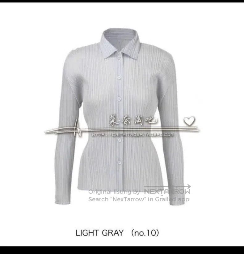 Issey Miyake Issey Miyake Lapel Long Sleeve Shirt Size L / US 10 / IT 46 - 1 Thumbnail
