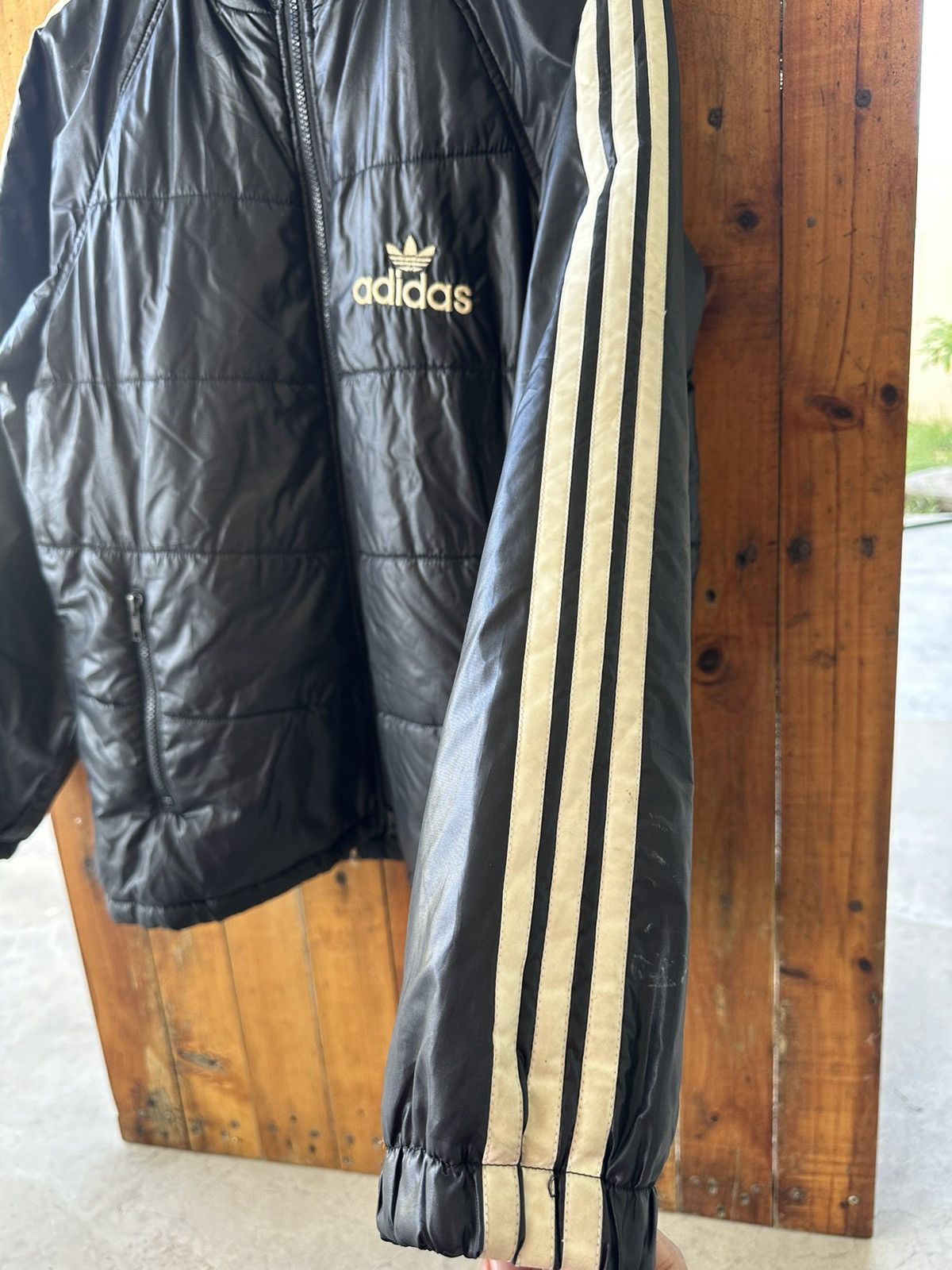 Adidas × Vintage Vintage Adidas Light Puffer Jacket Size US L / EU 52-54 / 3 - 4 Thumbnail