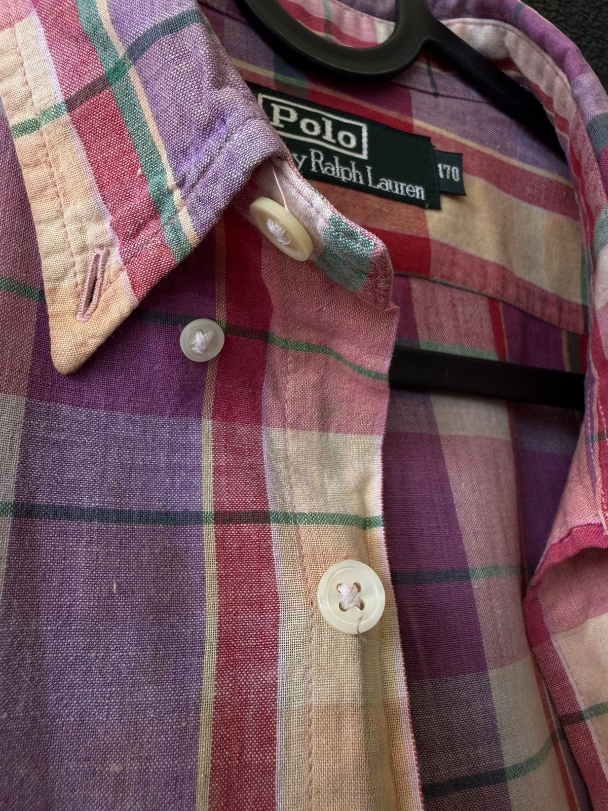 Polo Ralph Lauren Vintage Polo Ralph Lauren Short Sleeve Plaid Button Down Size US XS / EU 42 / 0 - 9 Thumbnail