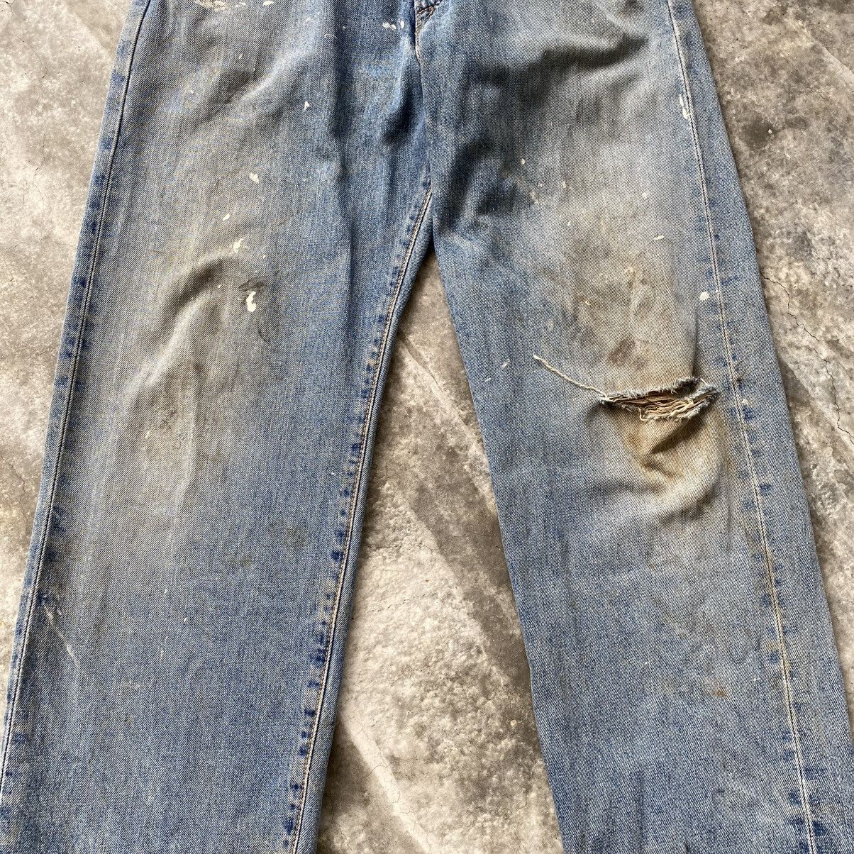 Vintage Vintage Y2K Edwin Selvedge Distressed w32 Size US 32 / EU 48 - 3 Thumbnail