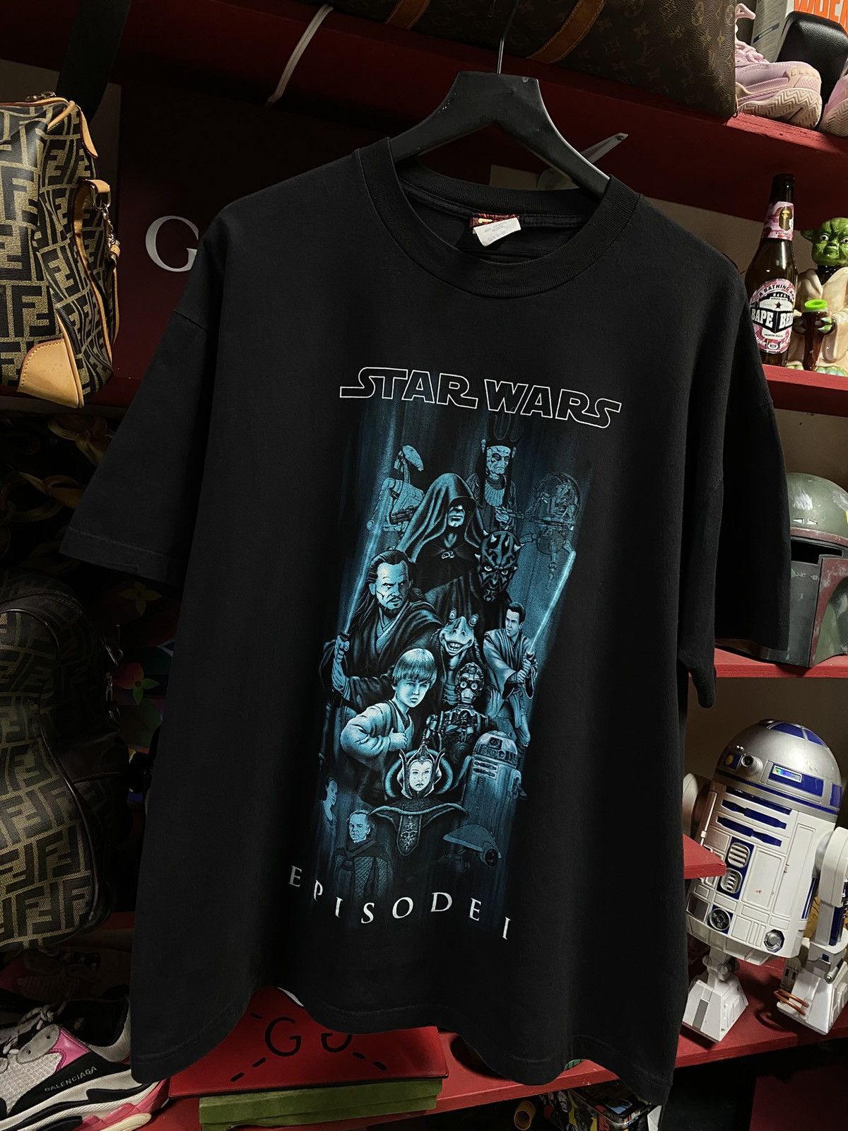Star Wars × Vintage Vintage 90’s Star Wars Ep 1 Movie Tee Shirt XLarge Size US XL / EU 56 / 4 - 1 Thumbnail