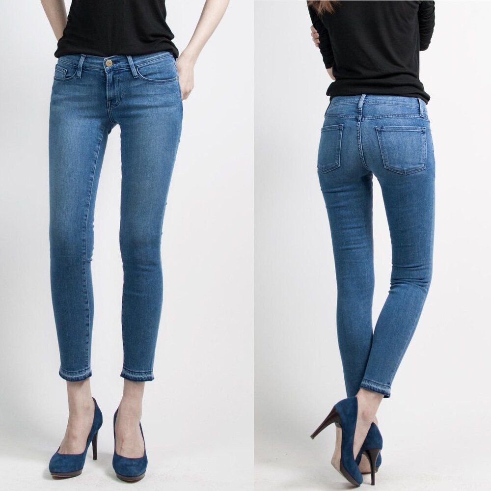 Frame FRAME Le Skinny De Jeanne Crop Jeans in Osage Size 27 Size 27" / US 4 / IT 40 - 1 Thumbnail