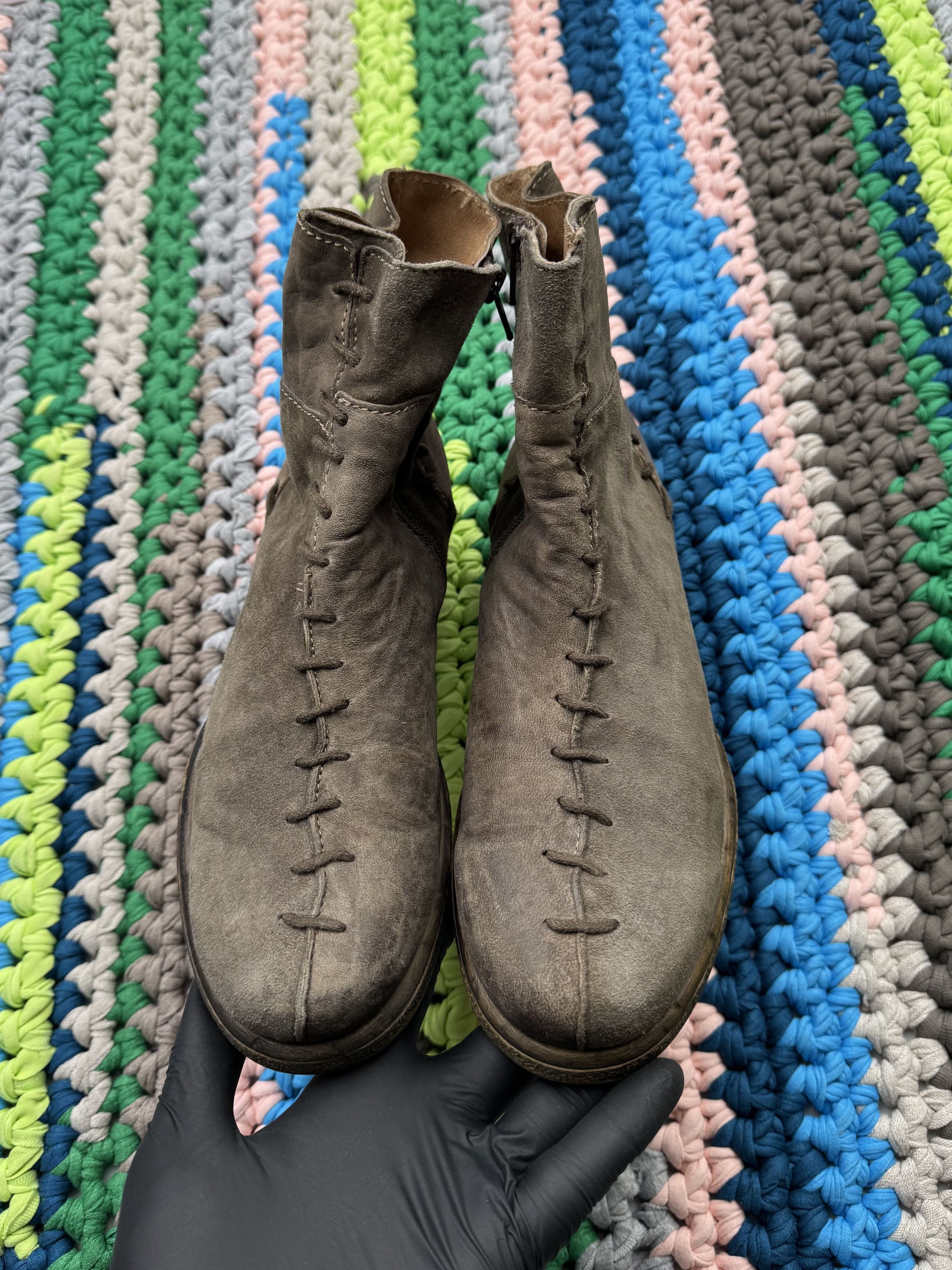 A.S.98 Vintage Leather Boots (ET1)(D15) Size US 9 / IT 39 - 7 Thumbnail