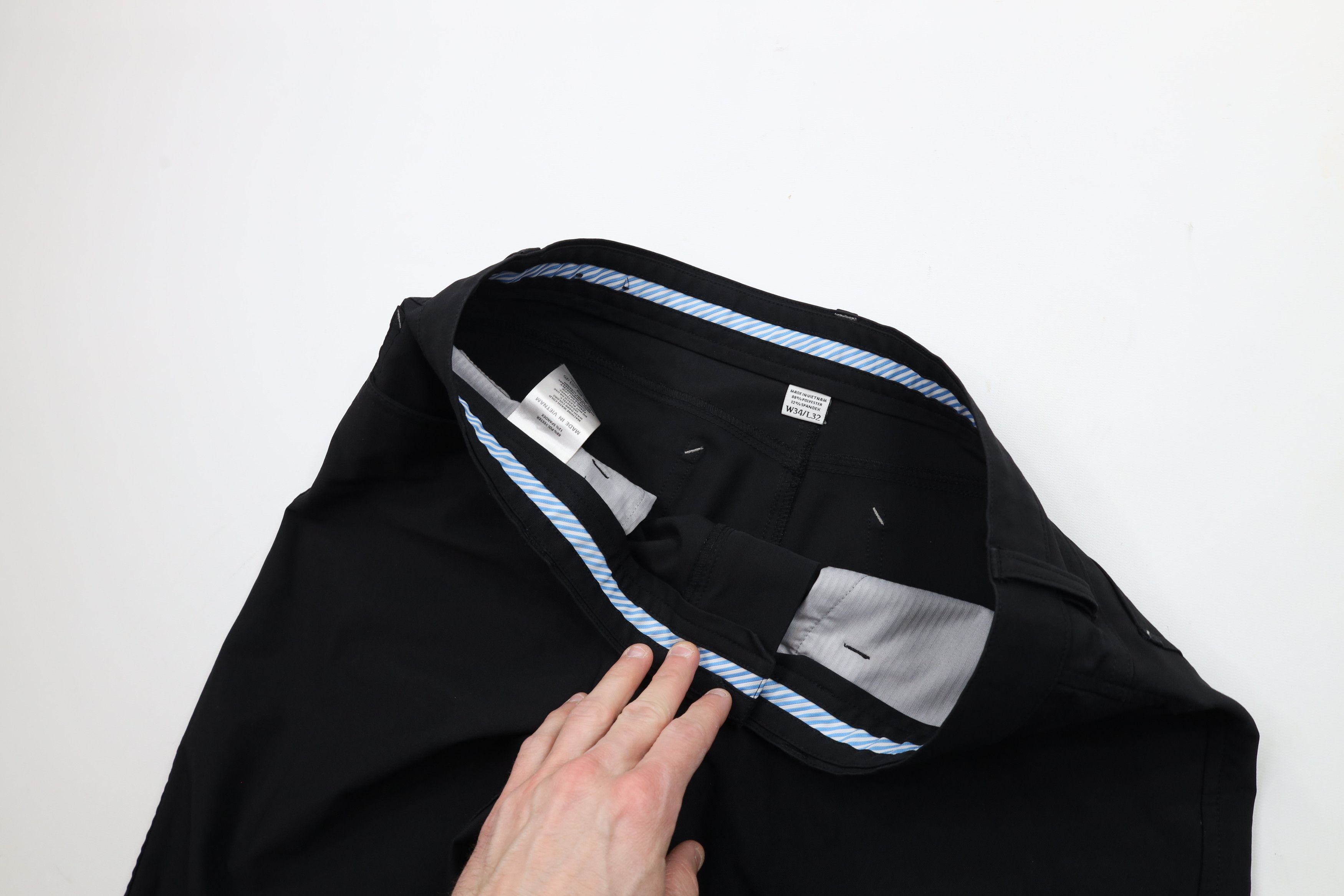 Footjoy × Vintage FootJoy Front Stretch Tech Golf Golfing Chino Pants Black Size US 34 / EU 50 - 6 Thumbnail