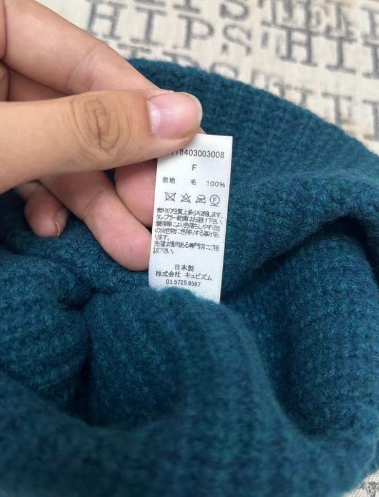 Visvim Visvim V-shaped logo wool peacock blue green c2412-Nextarrow Size ONE SIZE - 5 Thumbnail