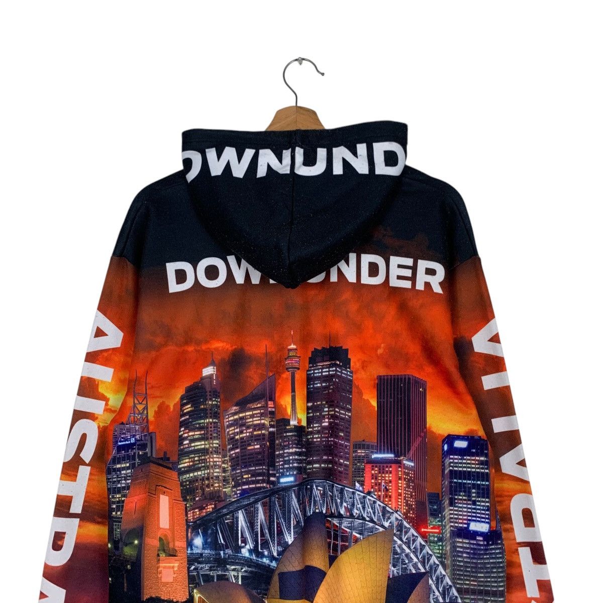 Japanese Brand HOXLEY AUSTRALIA Fullprint Polyester Hoodies #1960-C85 Size US L / EU 52-54 / 3 - 14 Thumbnail