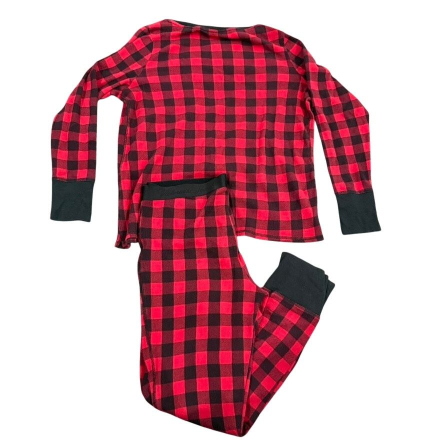 Victoria's Secret Victoria's Secret Plaid Thermal Pajama Set, Size L Size ONE SIZE - 2 Thumbnail