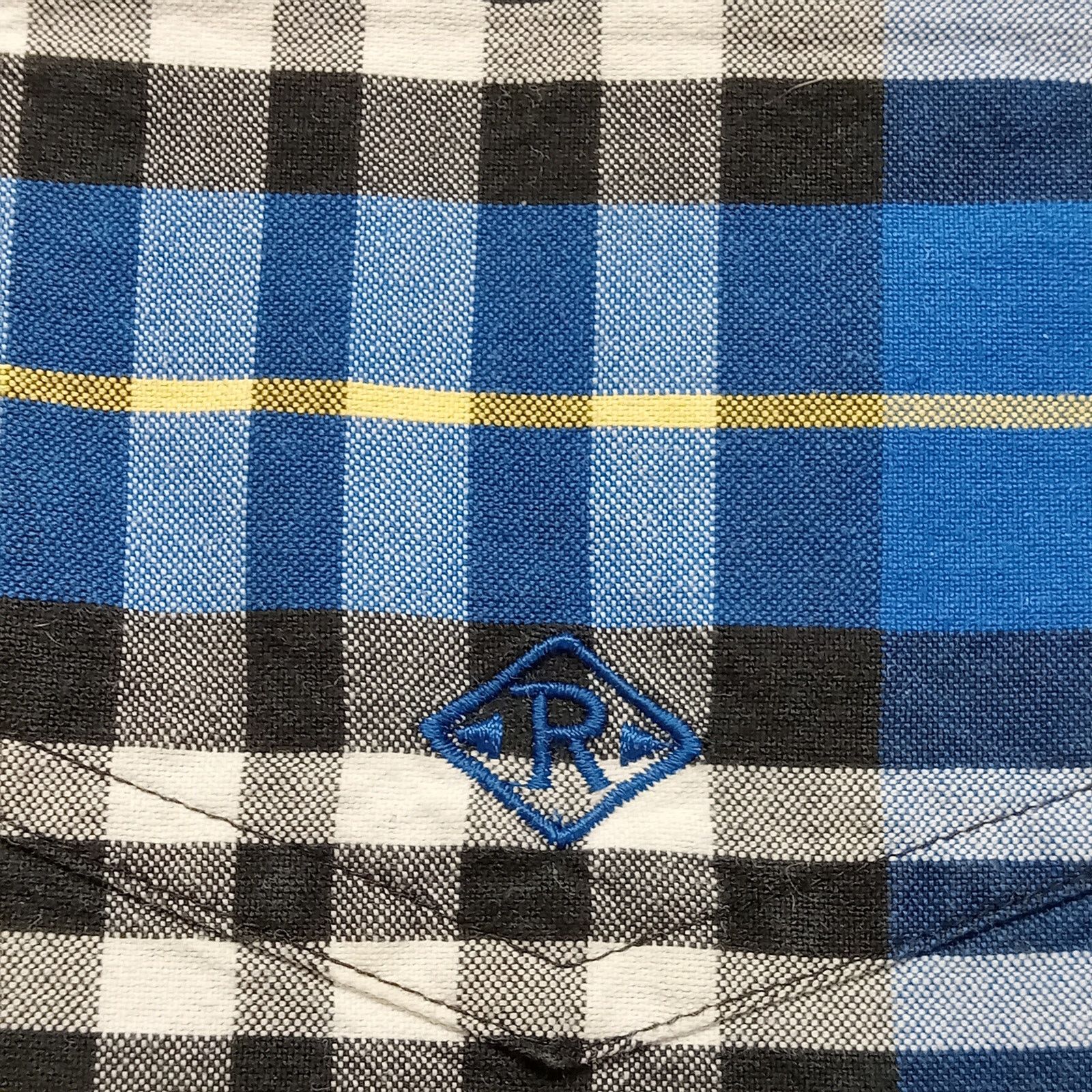 Roper Roper Shirt L Men's Long Sleeve Button Front Blue Plaid Size US L / EU 52-54 / 3 - 6 Thumbnail