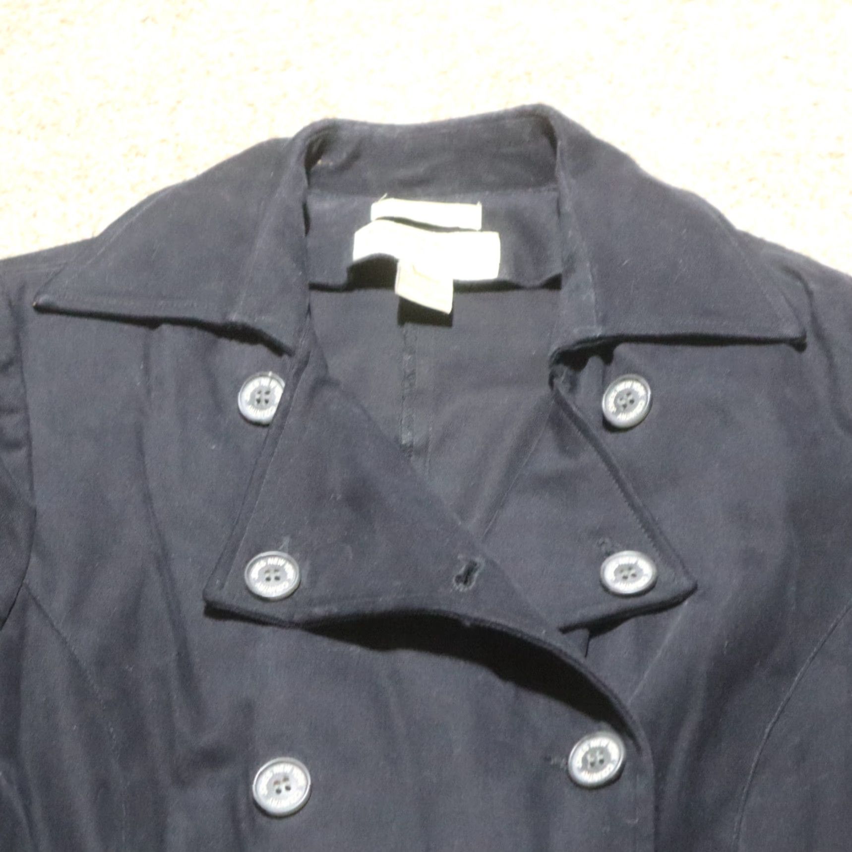 Jones New York Jones New York Country Jacket Coat Button Up Women's 8 Black Polyester Long Sleeve Outdoor Outerwear Jacket Women 8 Size M / US 6-8 / IT 42-44 - 2 Thumbnail