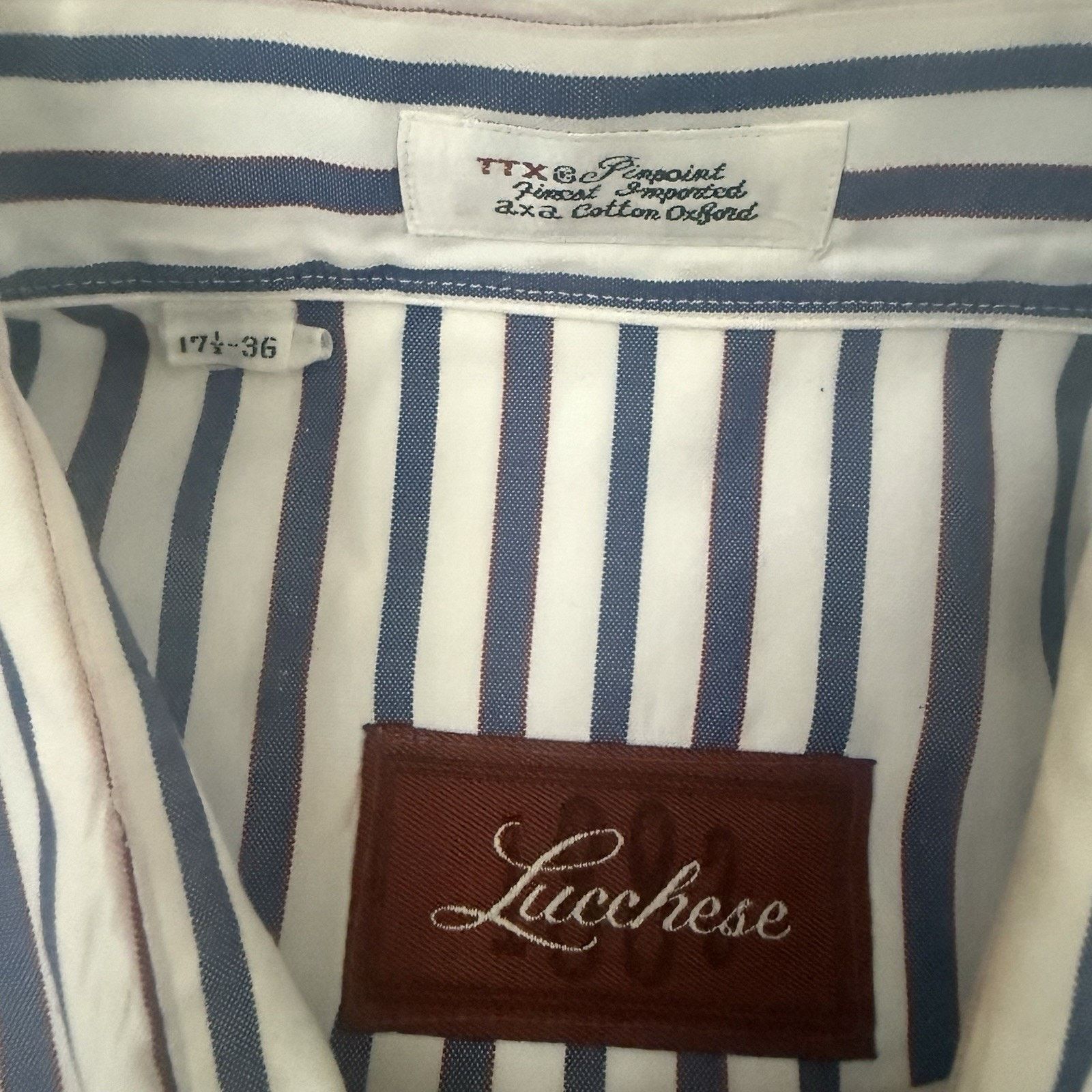 Lucchese Lucchese Shirt Striped 1883 Button Down Western USA Size US XL / EU 56 / 4 - 3 Thumbnail