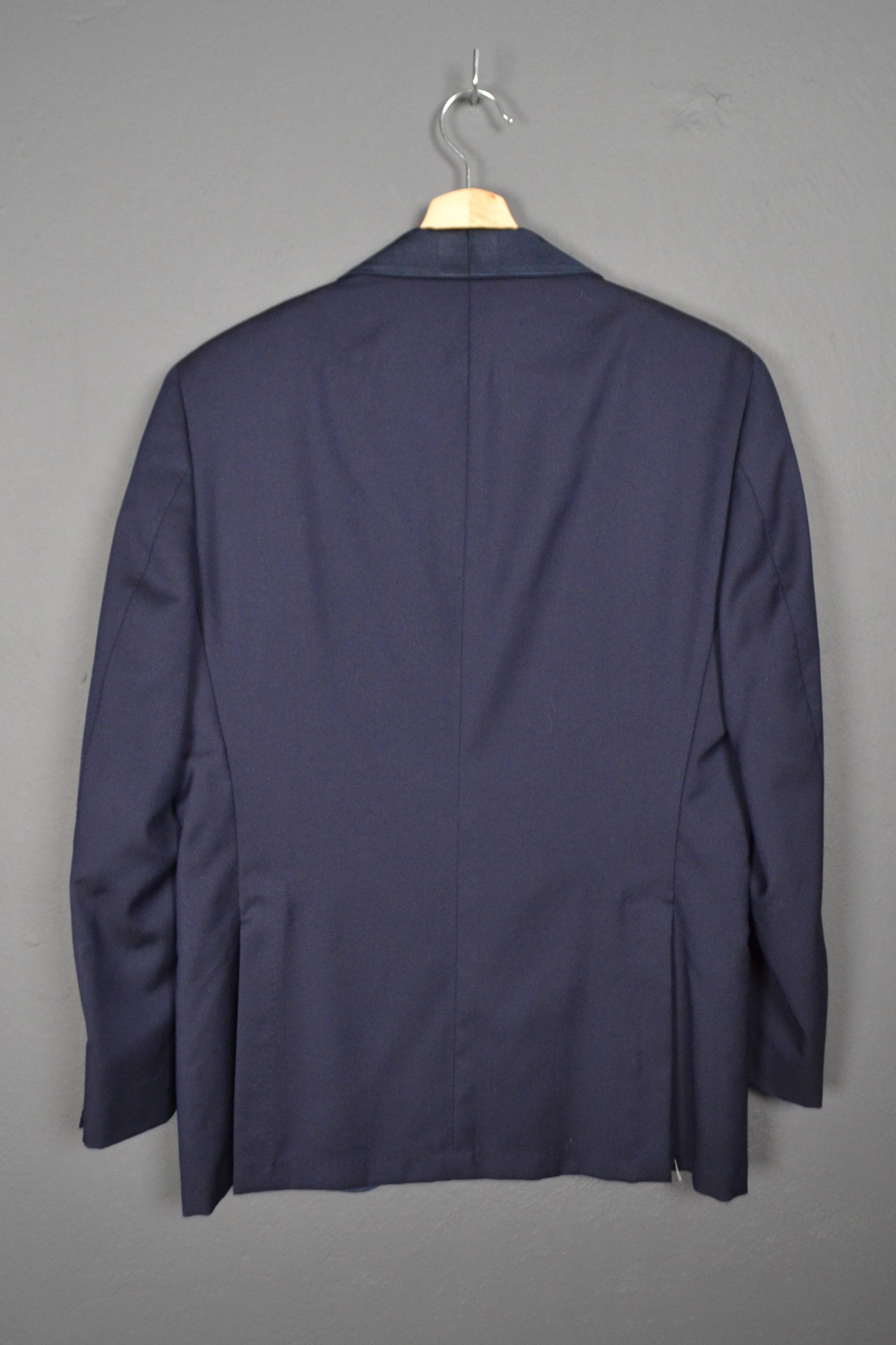 Suitsupply SUITSUPPLY Havana Shawl Int Slim Cut Blazer 36S Tuxedo Navy Size 36S - 2 Thumbnail
