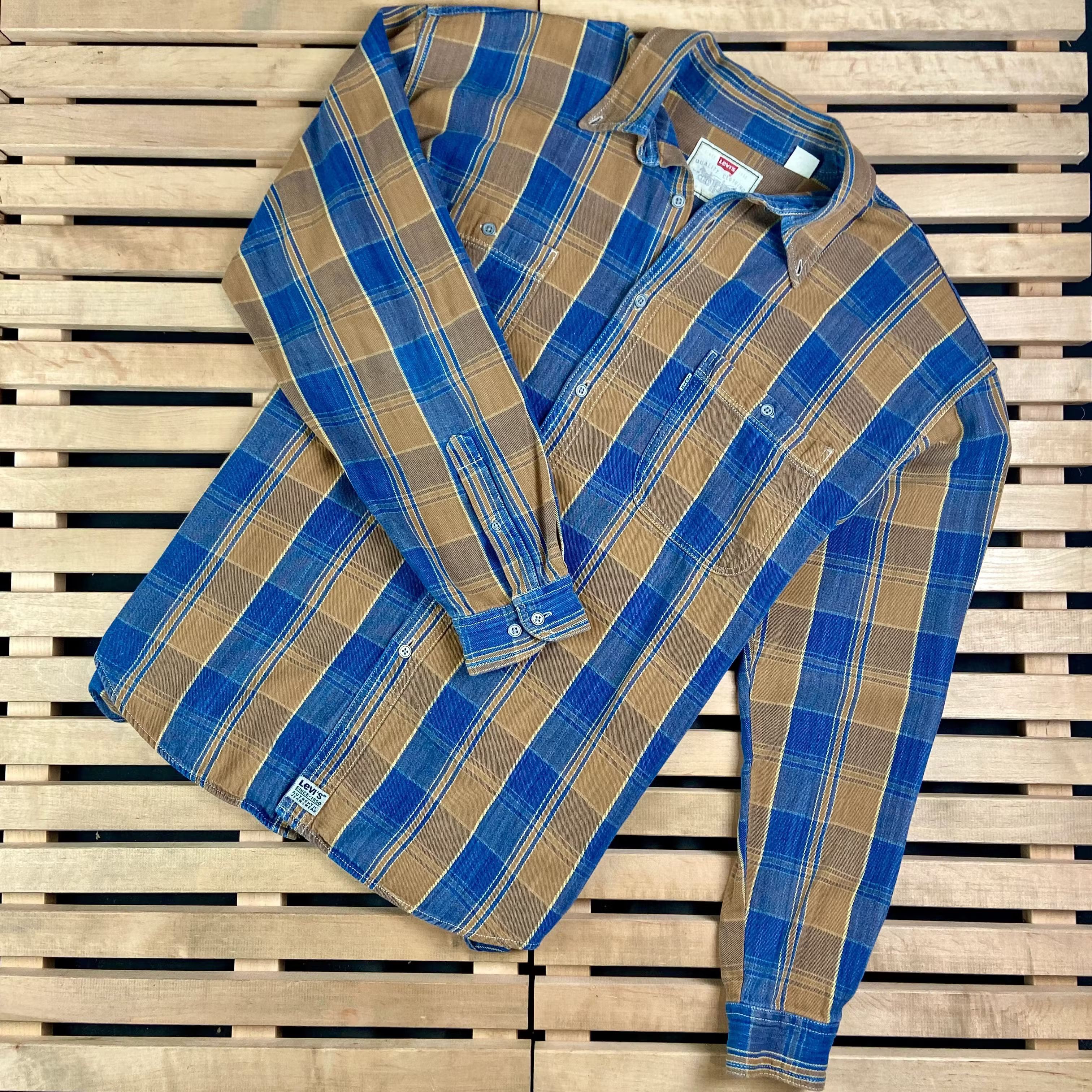 Levi's × Levi's Vintage Clothing × Vintage Mens Shirt Long Sleeve Levis Vintage Size L Size US L / EU 52-54 / 3 - 1 Thumbnail