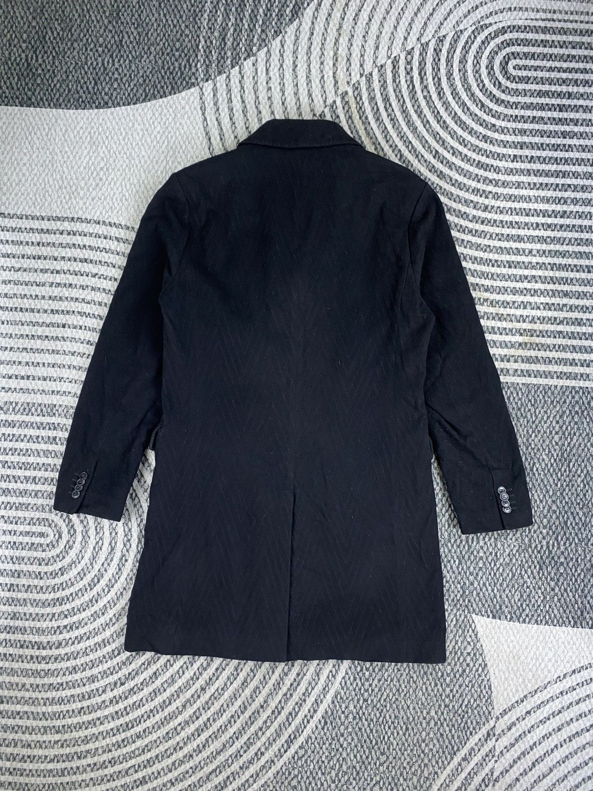 Hugo 🔥Hugo Boss Black Wool Cashmere Long Coat Jacket Size US M / EU 48-50 / 2 - 2 Thumbnail